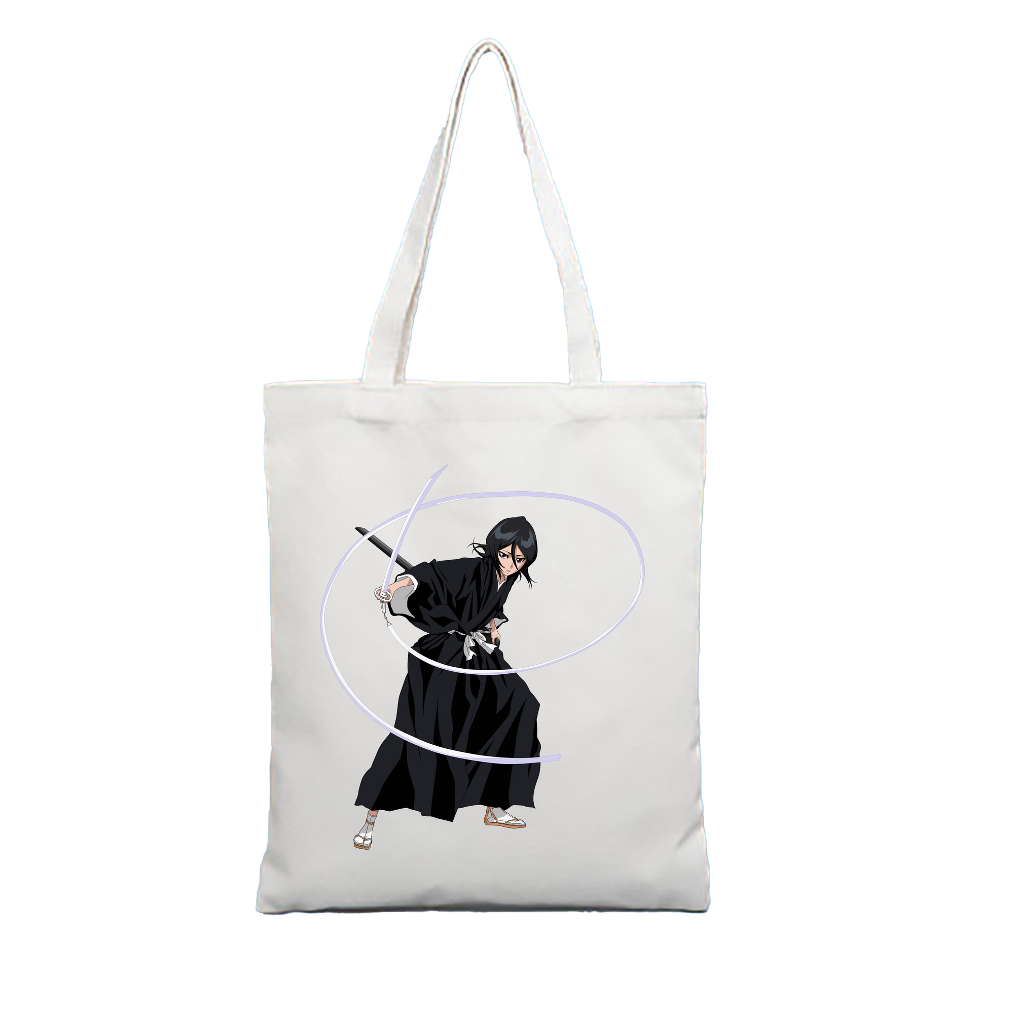 （画像用） ブリーチ 朽木ルキア BLEACH Kuchiki Rukia 縦型キャンバス生地手提げバッグ　トートバッグ