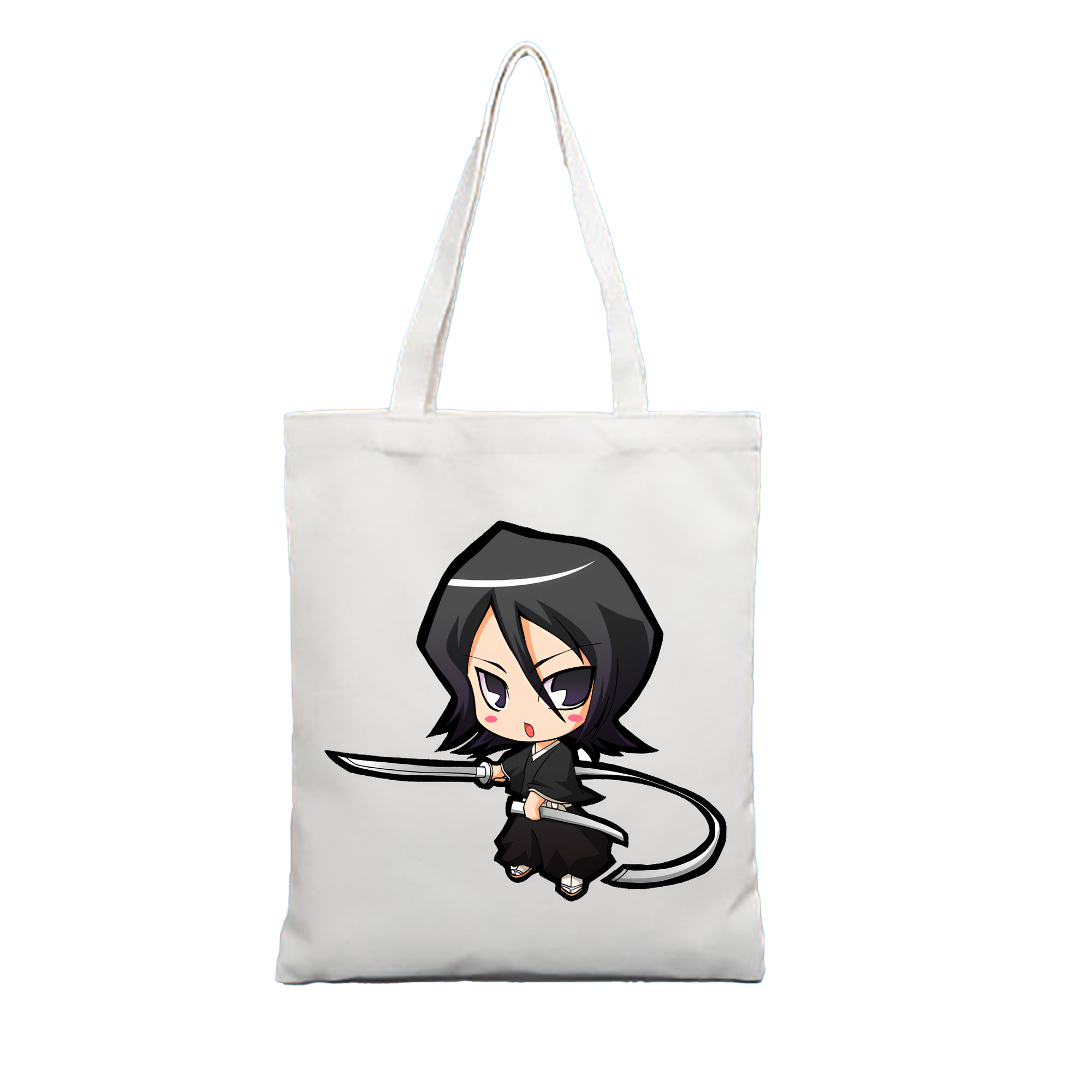 （画像用） ブリーチ 朽木ルキア BLEACH Kuchiki Rukia 縦型キャンバス生地手提げバッグ　トートバッグ