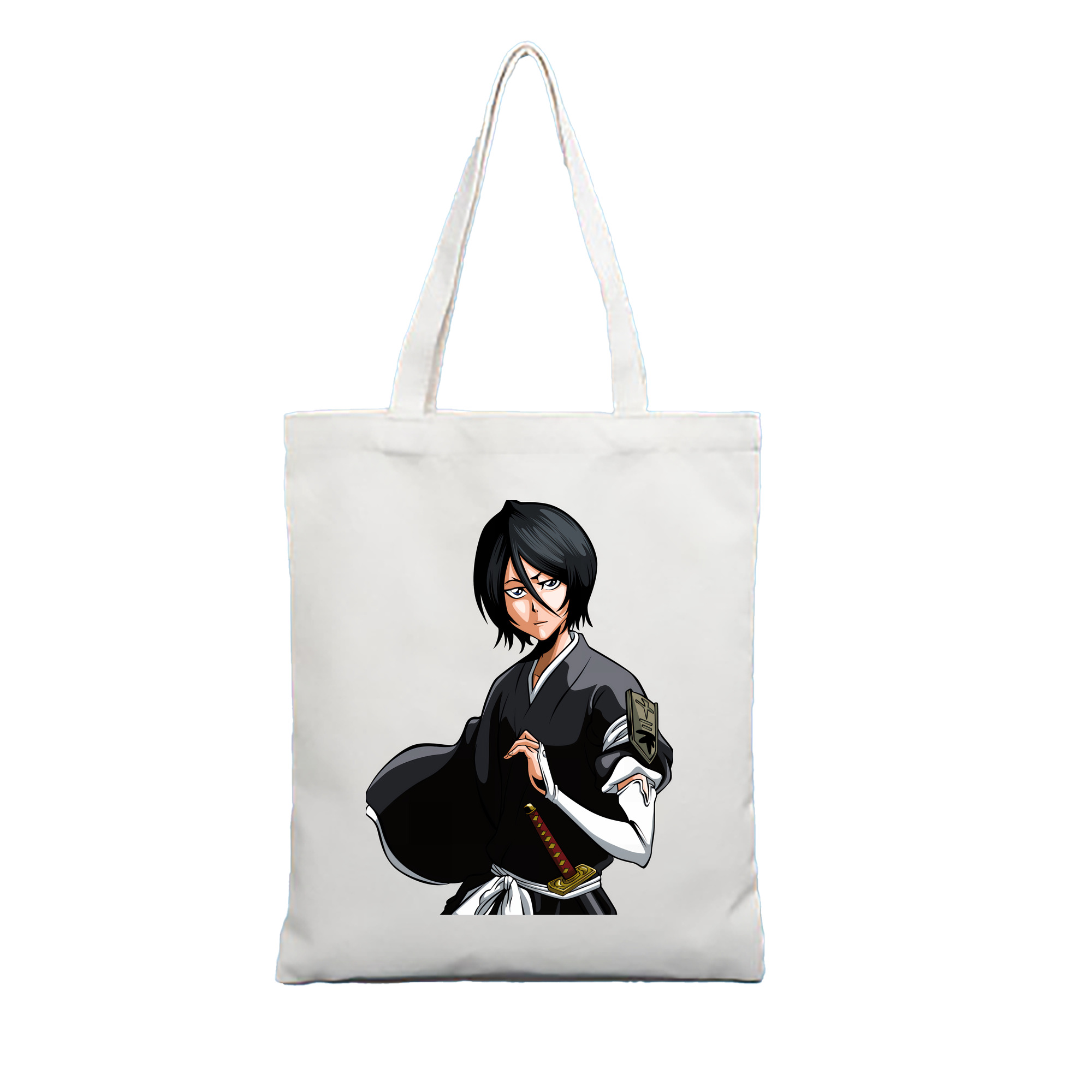 （画像用） ブリーチ 朽木ルキア BLEACH Kuchiki Rukia 縦型キャンバス生地手提げバッグ　トートバッグ