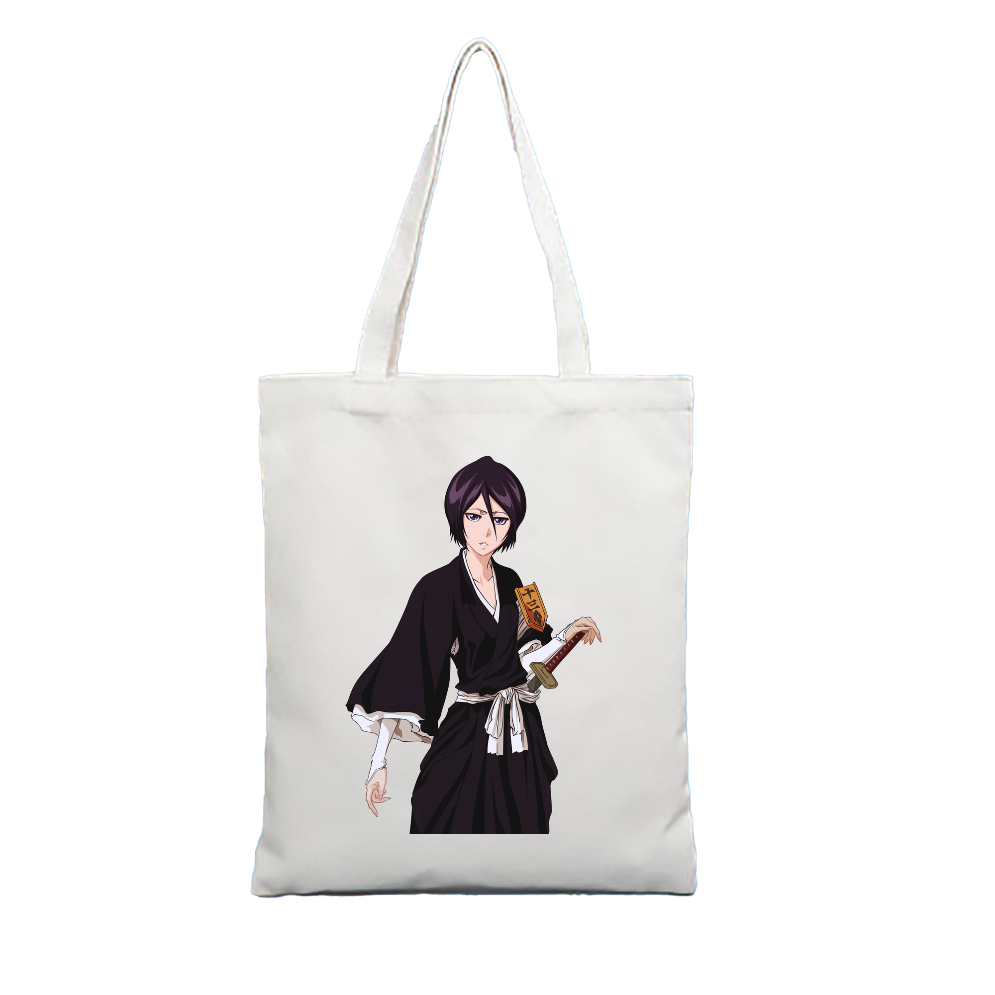 （画像用） ブリーチ 朽木ルキア BLEACH Kuchiki Rukia 縦型キャンバス生地手提げバッグ　トートバッグ