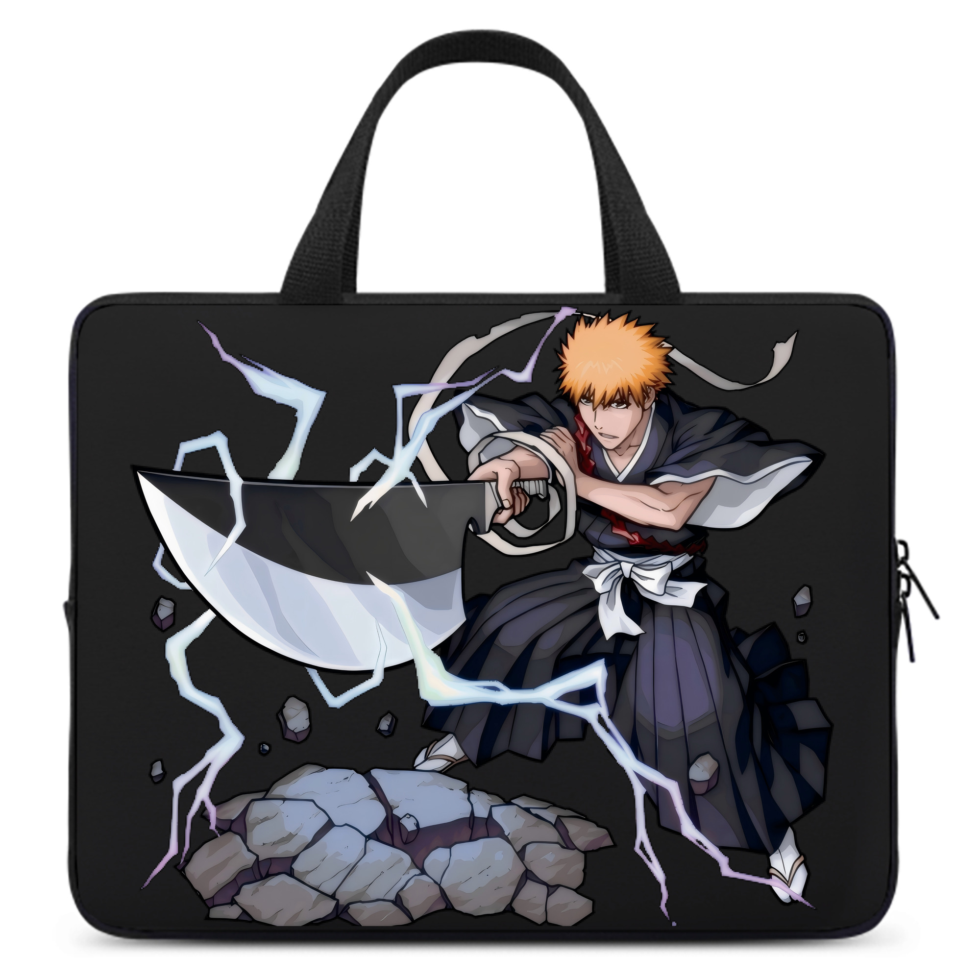 （画像用） ブリーチ 黒崎一護（くろさき いちご）BLEACH Kurosaki Ichigo 手提げノートパソコンバッグ