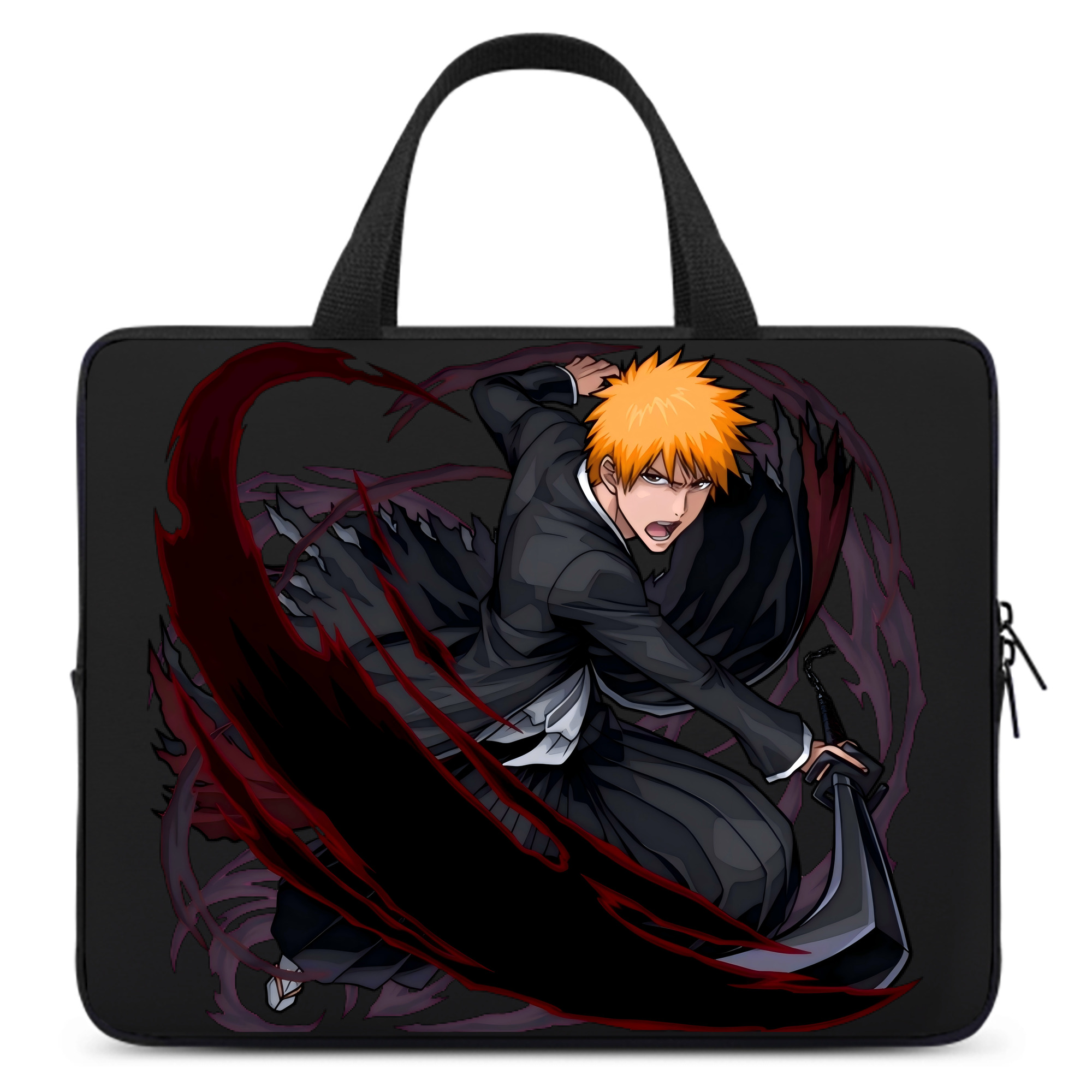 （画像用） ブリーチ 黒崎一護（くろさき いちご）BLEACH Kurosaki Ichigo 手提げノートパソコンバッグ