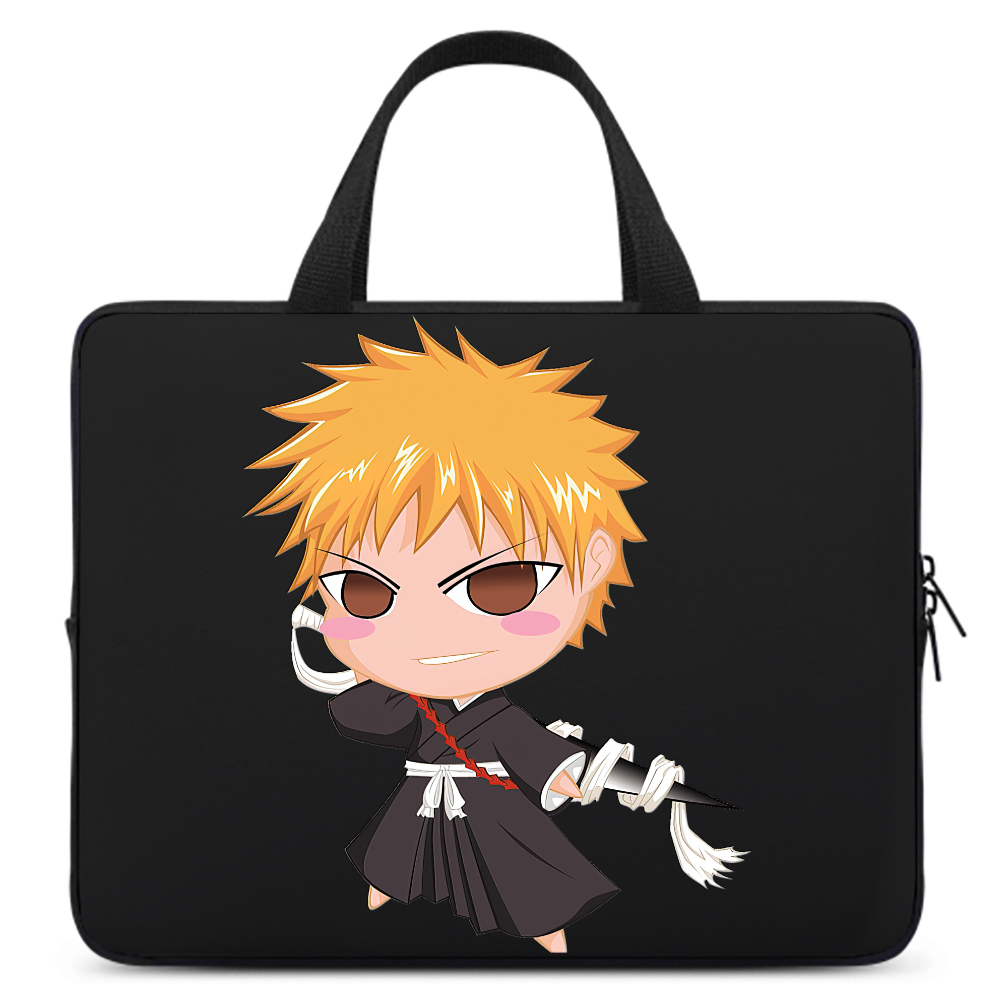 （画像用） ブリーチ 黒崎一護（くろさき いちご）BLEACH Kurosaki Ichigo 手提げノートパソコンバッグ