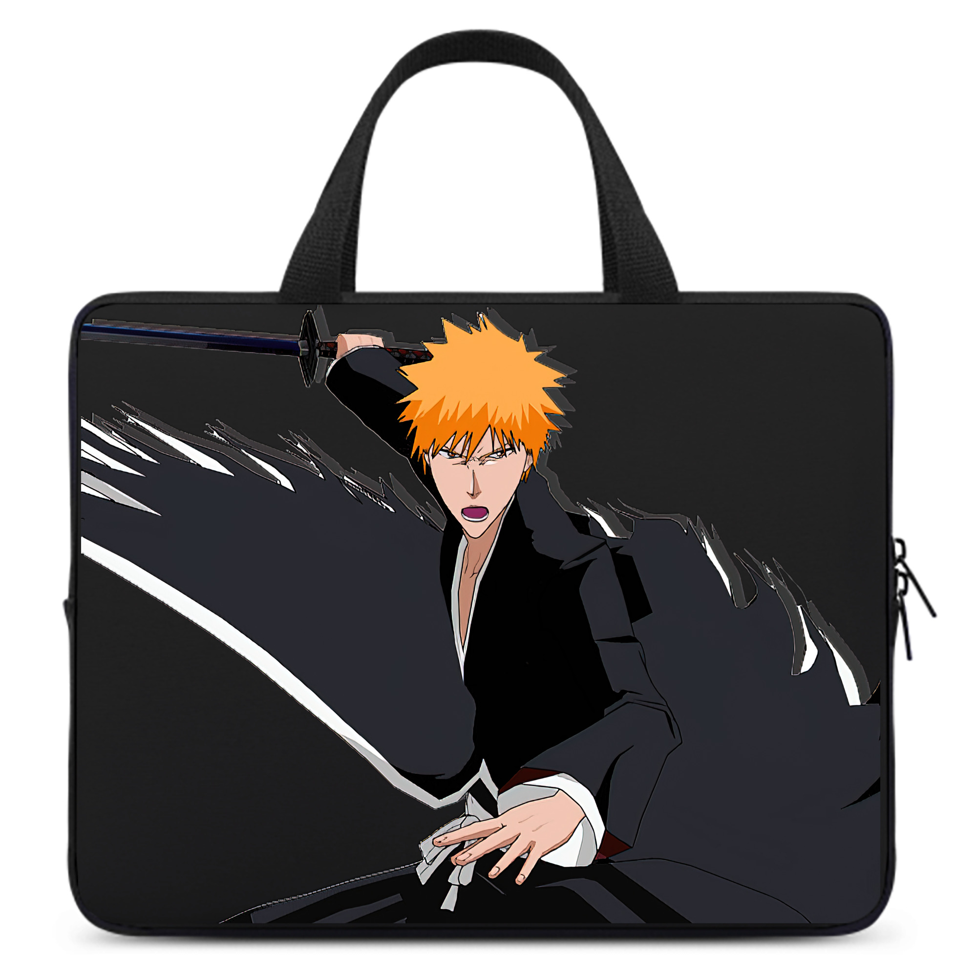 （画像用） ブリーチ 黒崎一護（くろさき いちご）BLEACH Kurosaki Ichigo 手提げノートパソコンバッグ