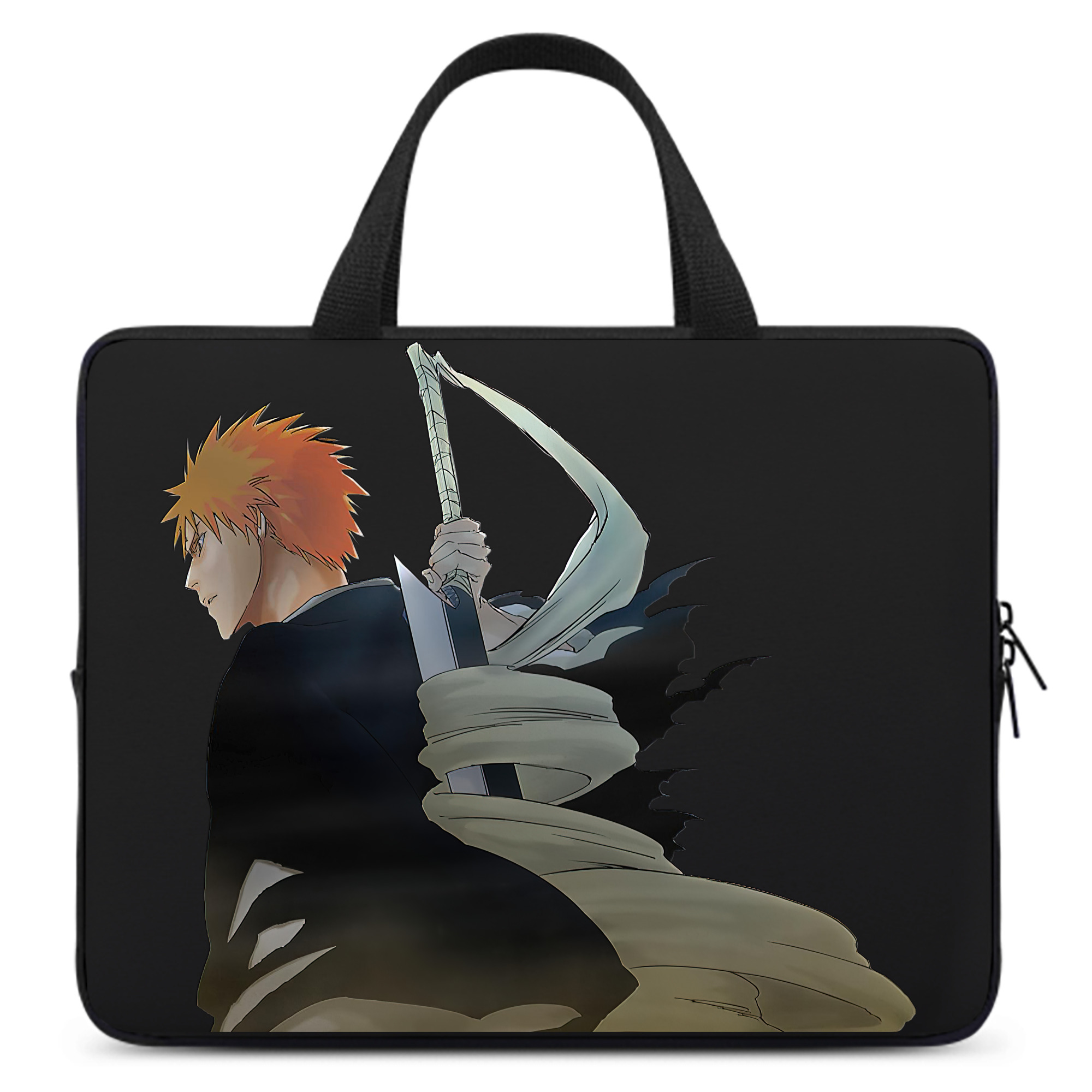 （画像用） ブリーチ 黒崎一護（くろさき いちご）BLEACH Kurosaki Ichigo 手提げノートパソコンバッグ