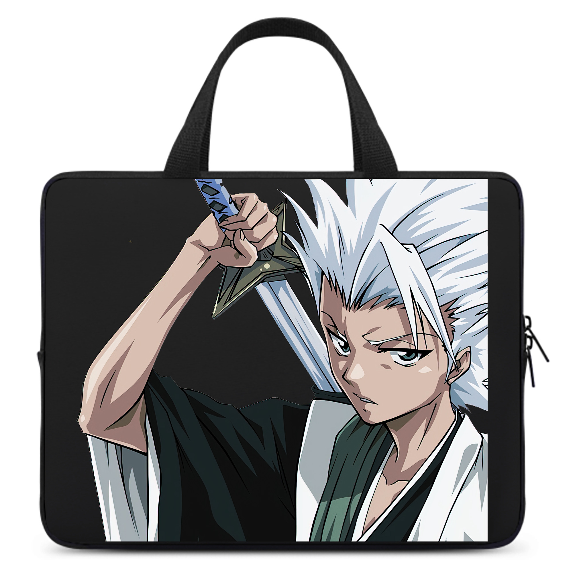 （画像用） ブリーチ 日番谷冬獅郎（ひつがや とうしろう） BLEACH Hitsugaya Toushirou 手提げノートパソコンバッグ