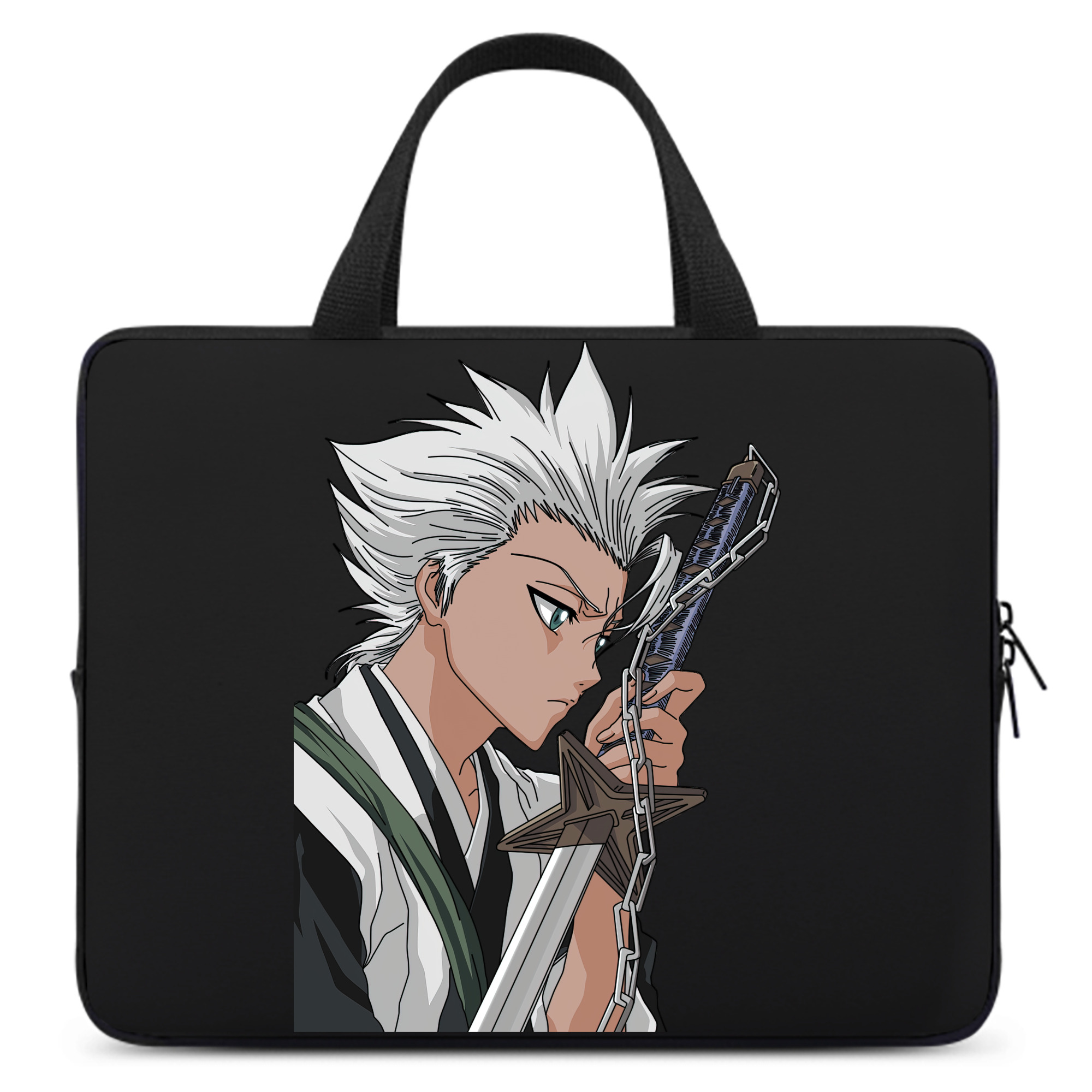 （画像用） ブリーチ 日番谷冬獅郎（ひつがや とうしろう） BLEACH Hitsugaya Toushirou 手提げノートパソコンバッグ