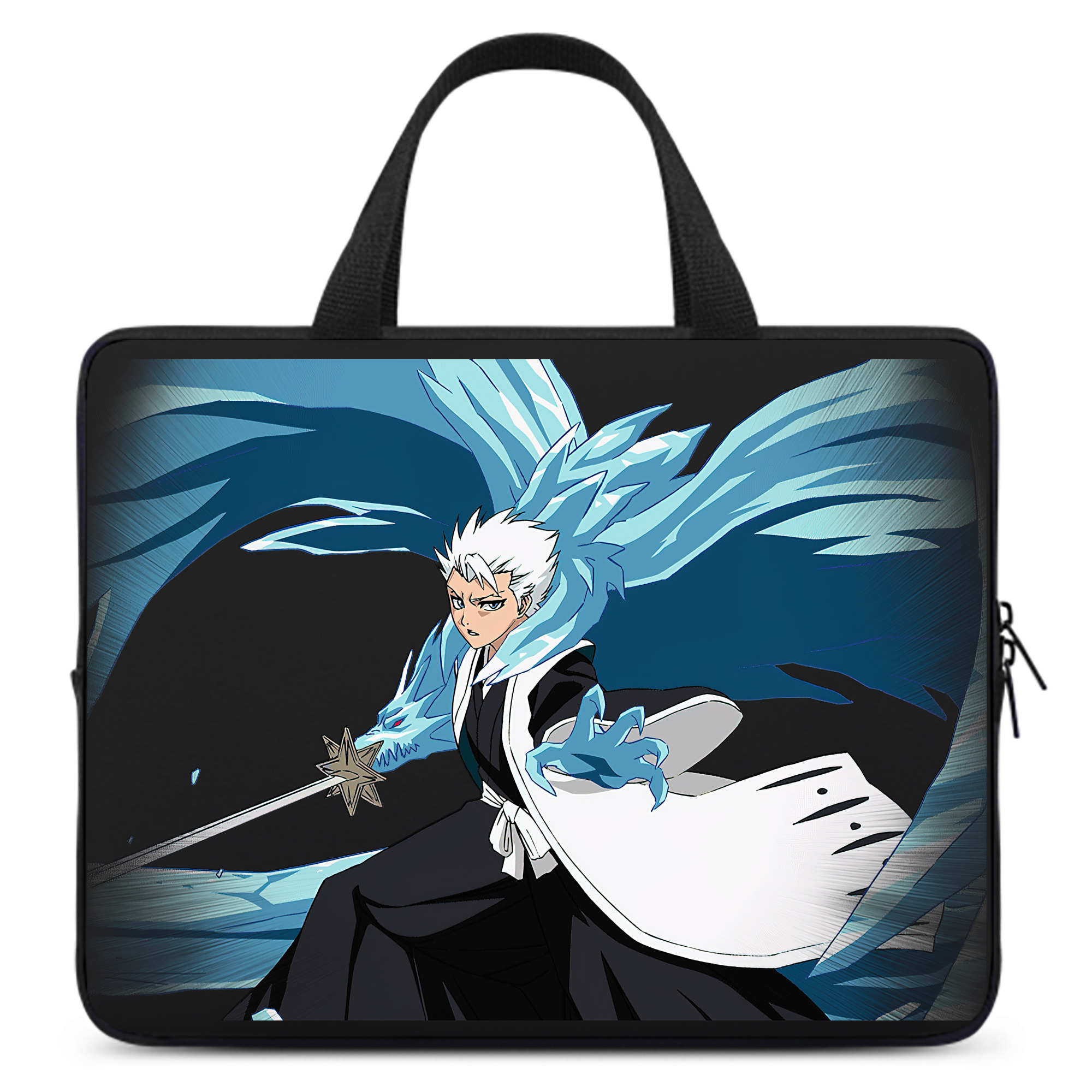 （画像用） ブリーチ 日番谷冬獅郎（ひつがや とうしろう） BLEACH Hitsugaya Toushirou 手提げノートパソコンバッグ