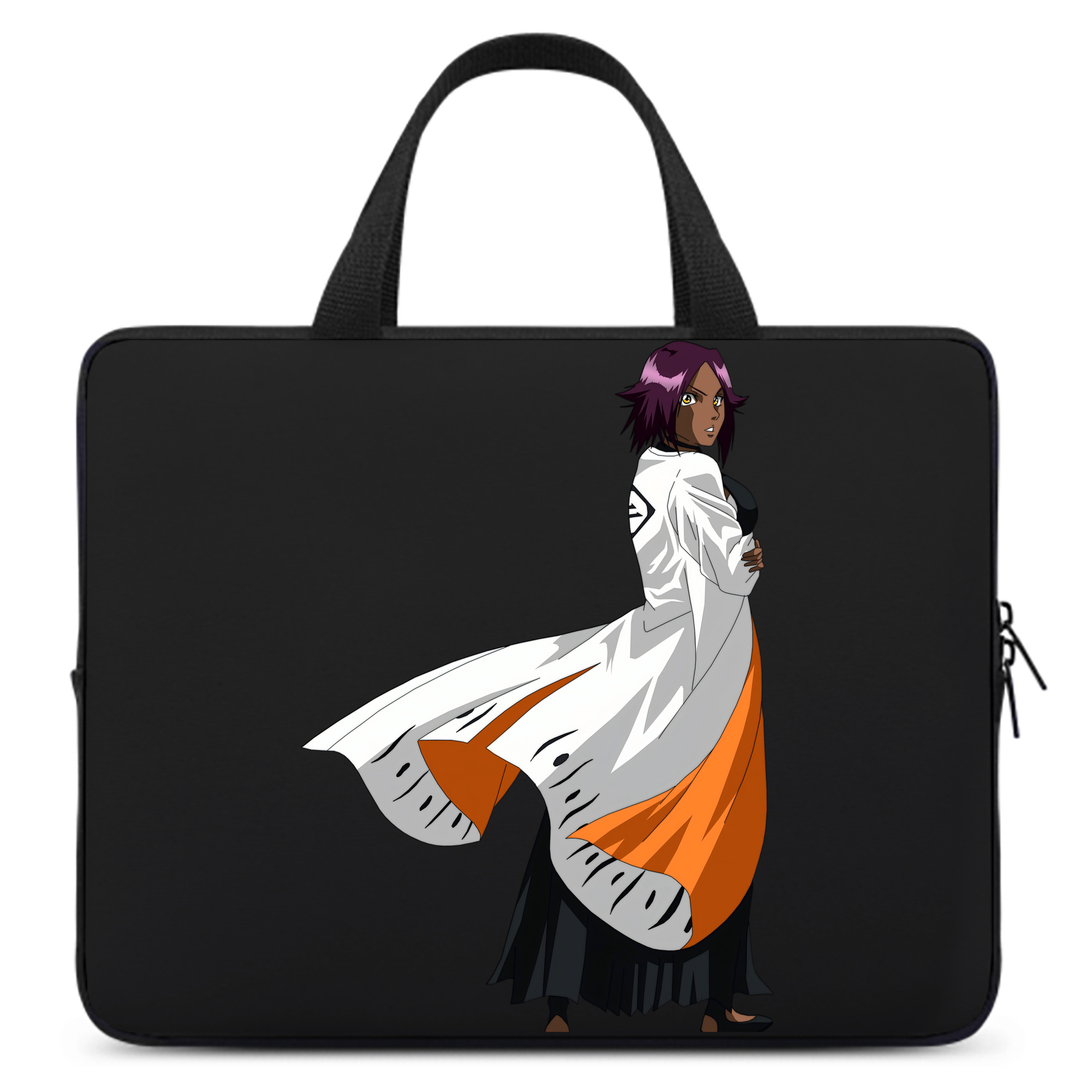 （画像用） ブリーチ 四楓院 夜一（しほういん よるいち） BLEACH Shihouin Yoruichi 手提げノートパソコンバッグ