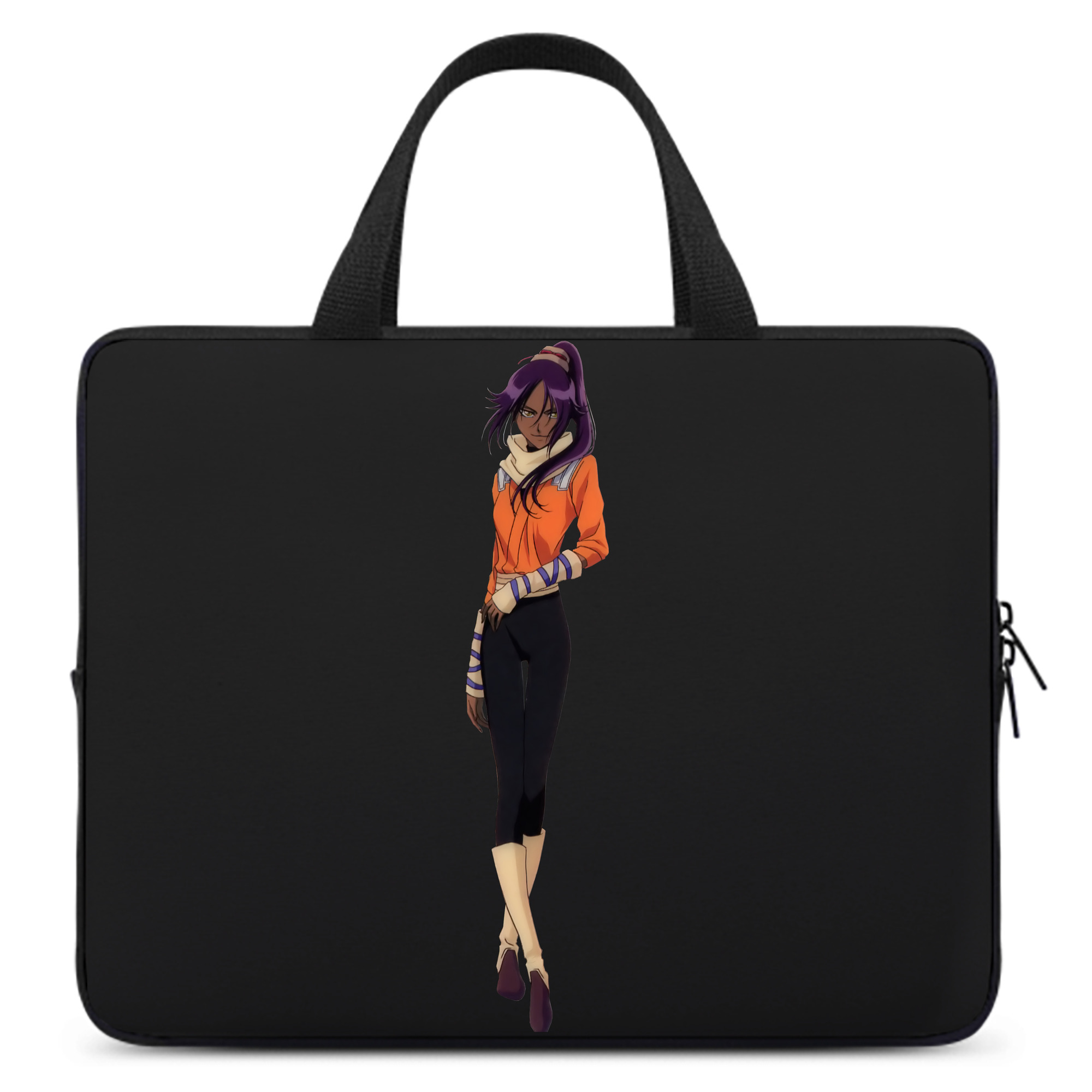 （画像用） ブリーチ 四楓院 夜一（しほういん よるいち） BLEACH Shihouin Yoruichi 手提げノートパソコンバッグ