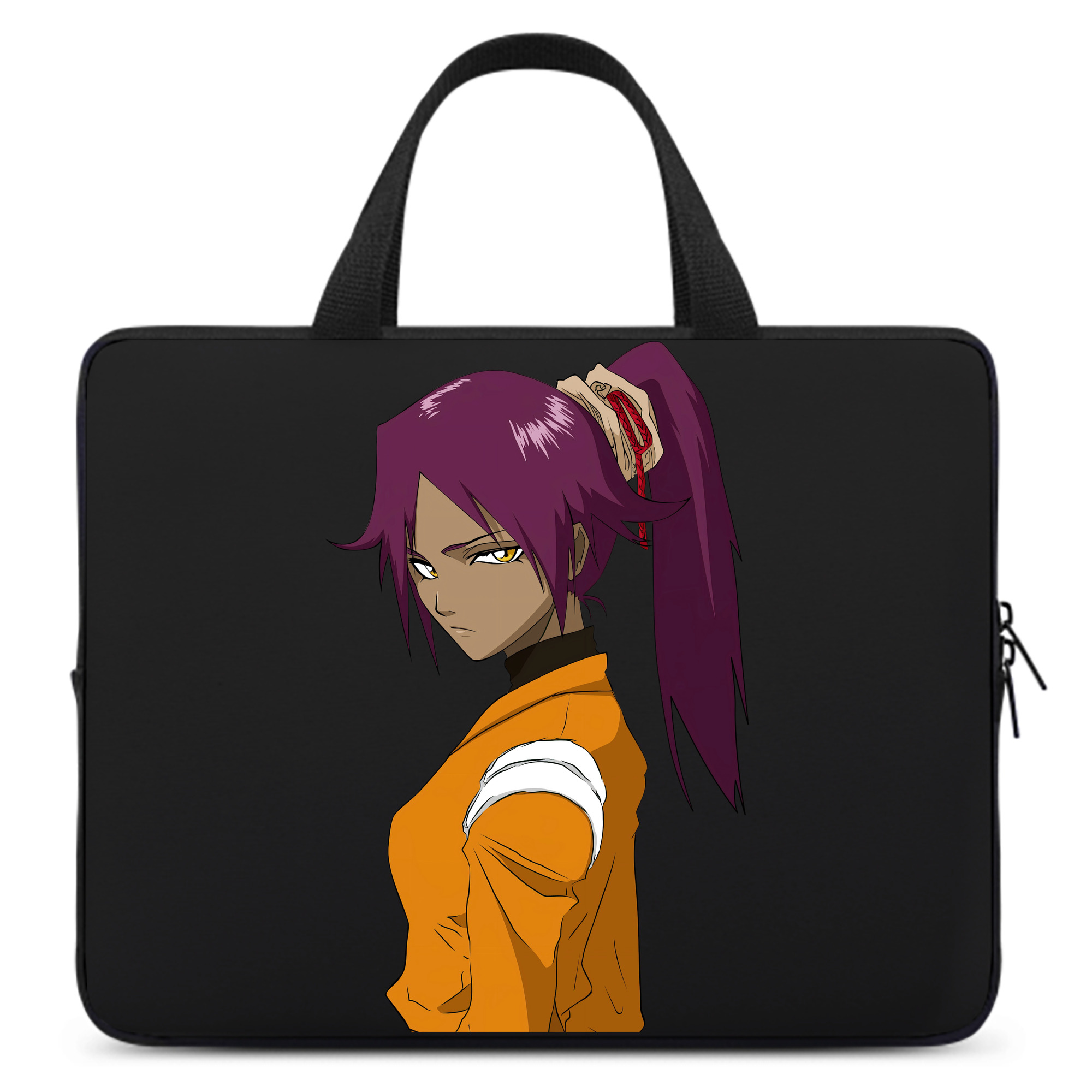 （画像用） ブリーチ 四楓院 夜一（しほういん よるいち） BLEACH Shihouin Yoruichi 手提げノートパソコンバッグ