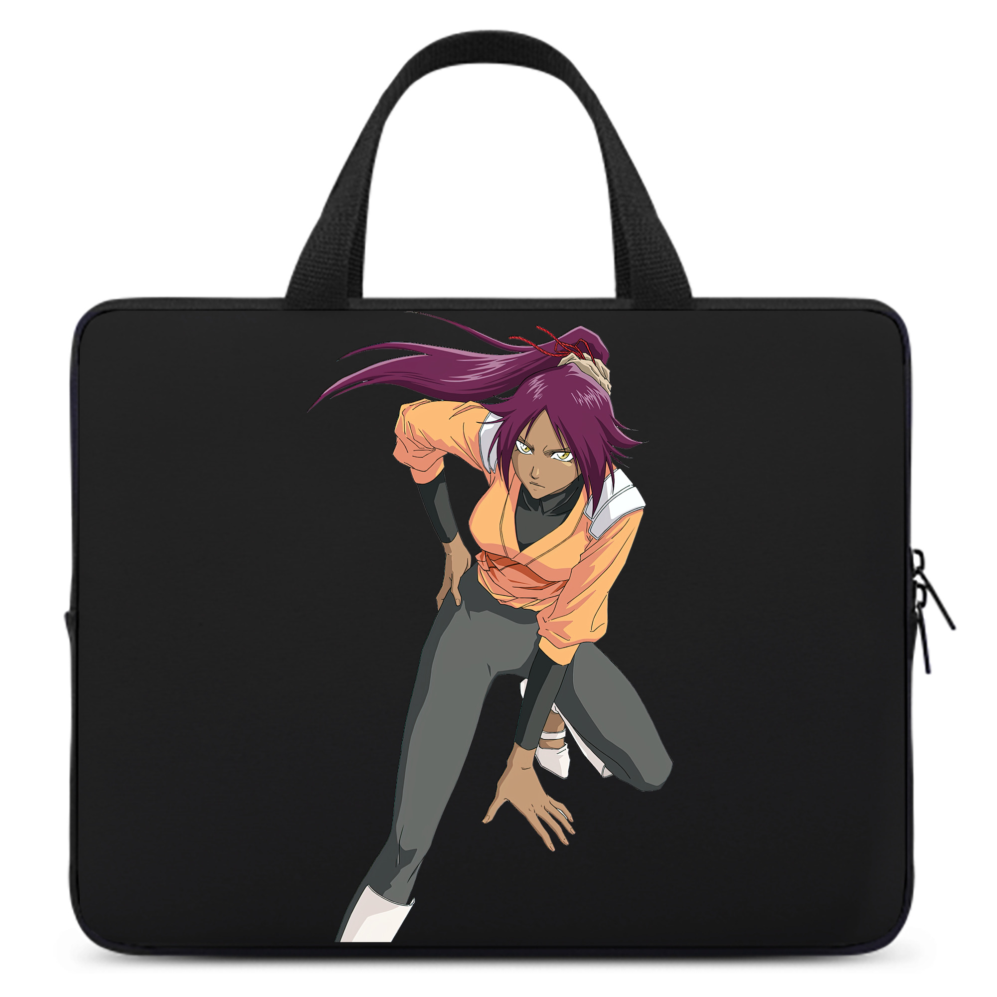 （画像用） ブリーチ 四楓院 夜一（しほういん よるいち） BLEACH Shihouin Yoruichi 手提げノートパソコンバッグ