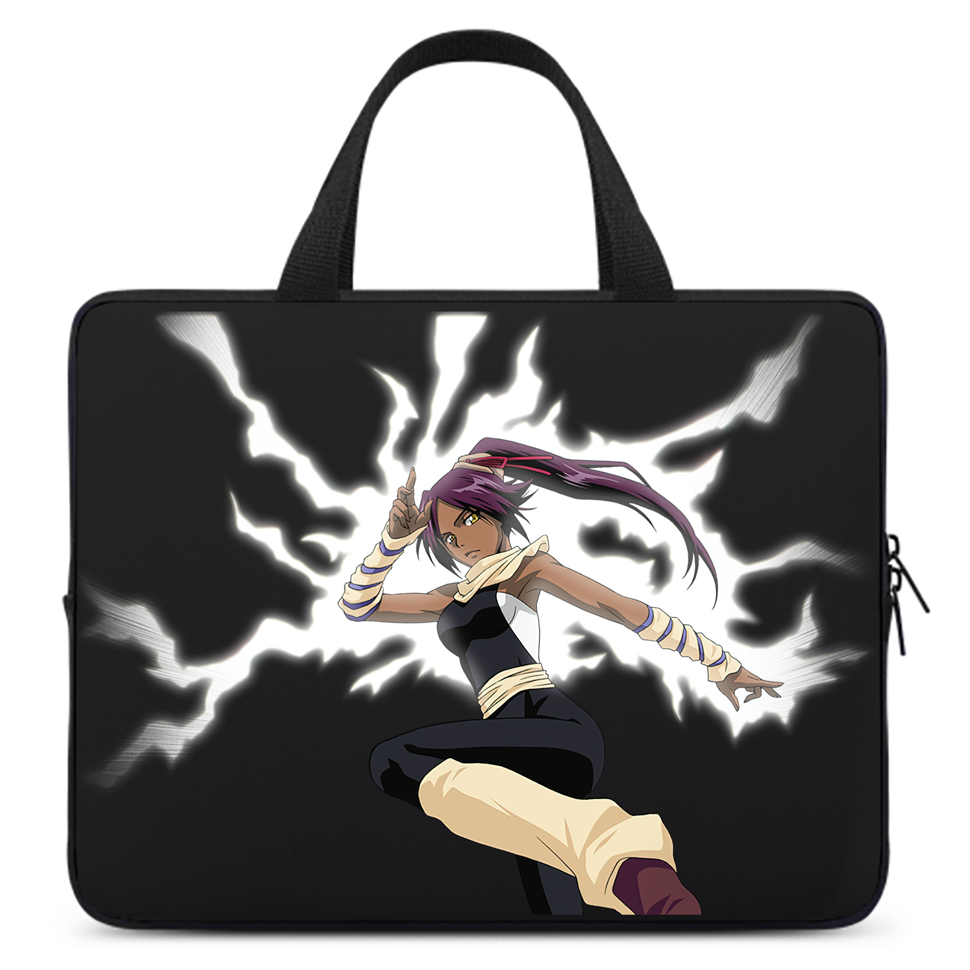 （画像用） ブリーチ 四楓院 夜一（しほういん よるいち） BLEACH Shihouin Yoruichi 手提げノートパソコンバッグ