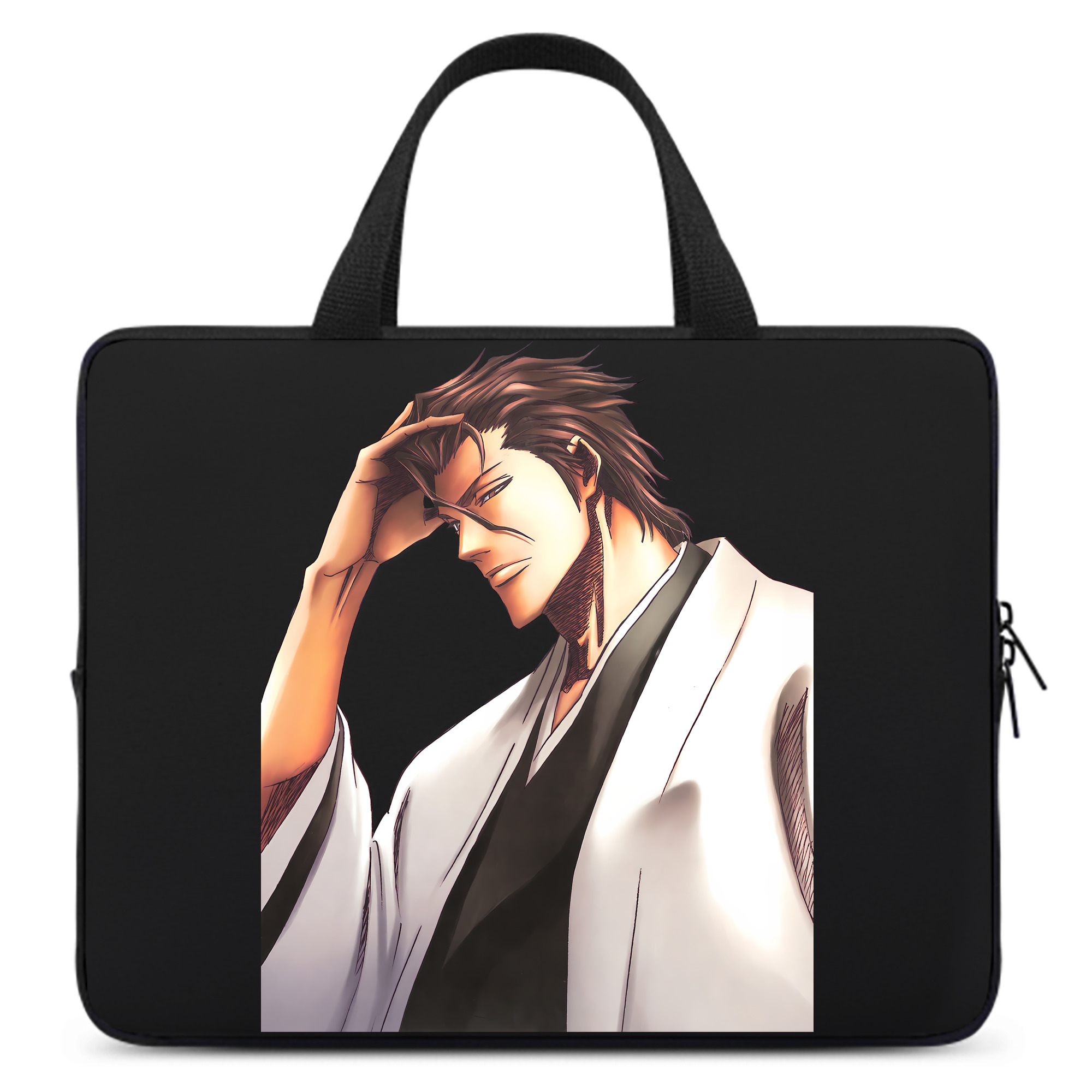 （画像用） ブリーチ 藍染 惣右介（あいぜん そうすけ） BLEACH Aizen Sousuke 手提げノートパソコンバッグ