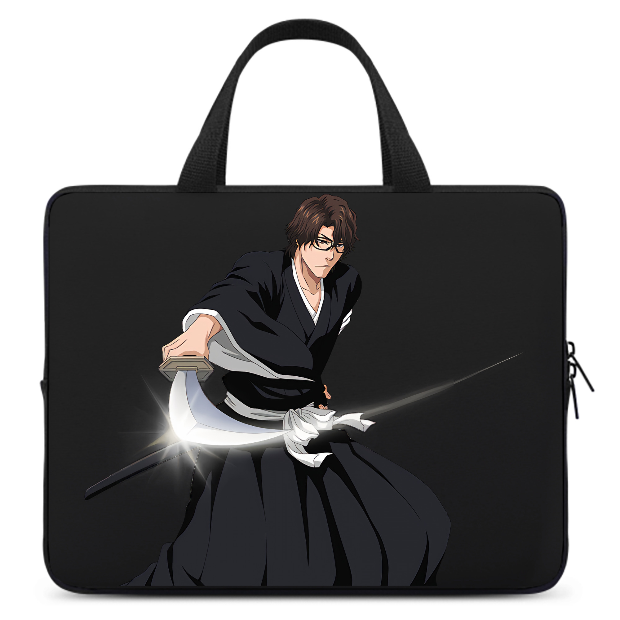 （画像用） ブリーチ 藍染 惣右介（あいぜん そうすけ） BLEACH Aizen Sousuke 手提げノートパソコンバッグ