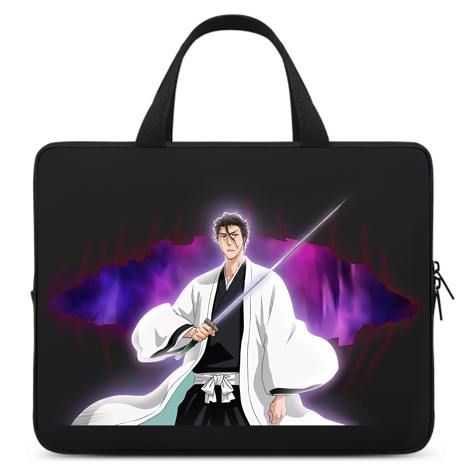 （画像用） ブリーチ 藍染 惣右介（あいぜん そうすけ） BLEACH Aizen Sousuke 手提げノートパソコンバッグ