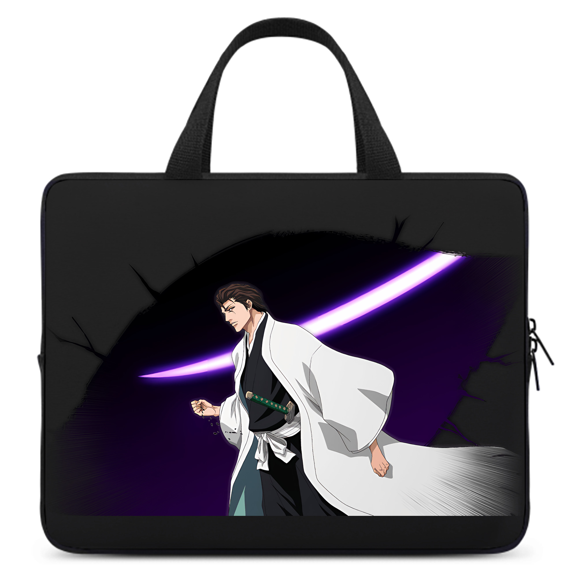 （画像用） ブリーチ 藍染 惣右介（あいぜん そうすけ） BLEACH Aizen Sousuke 手提げノートパソコンバッグ