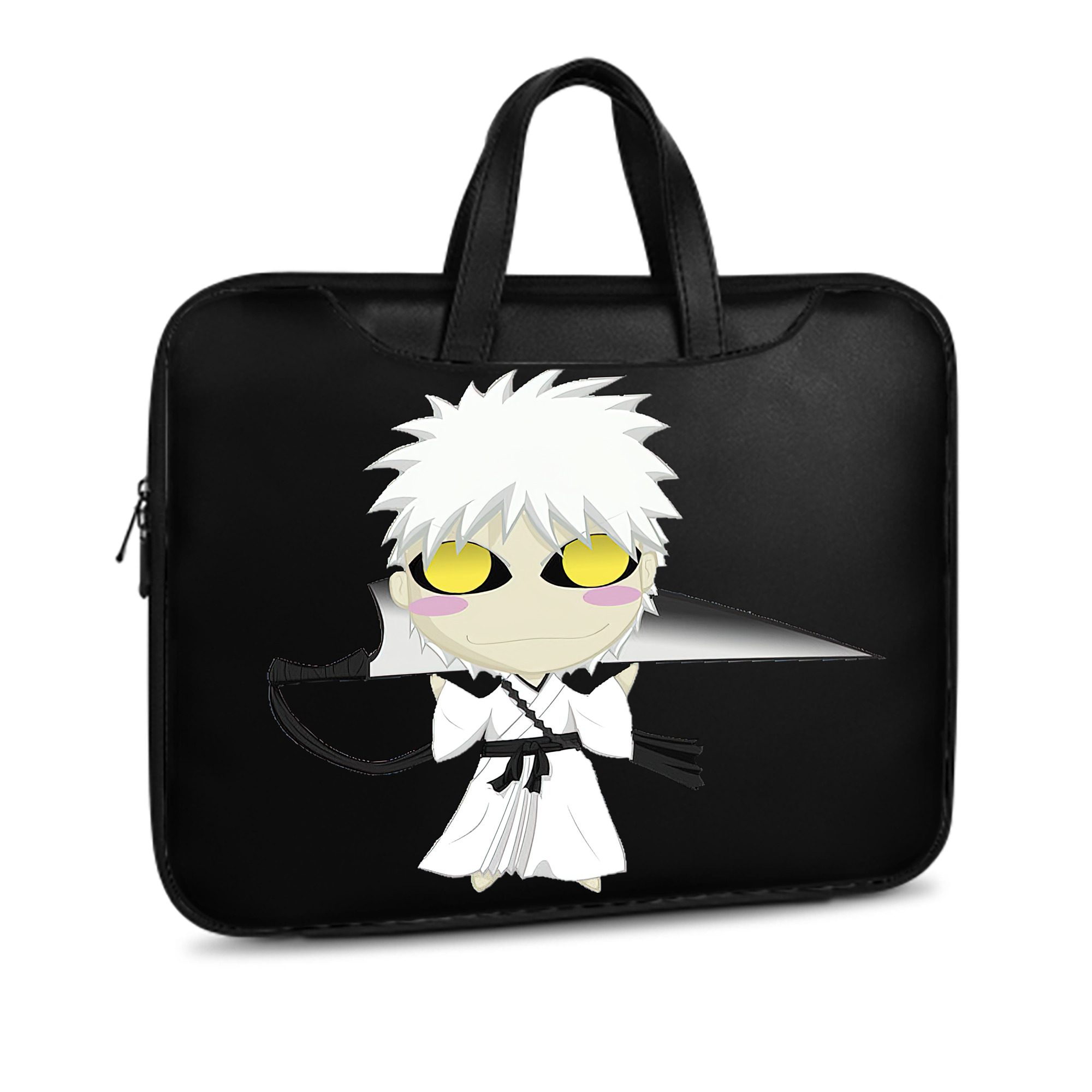 （画像用） ブリーチ 黒崎一護（くろさき いちご）BLEACH Kurosaki Ichigo レザーラップトップバッグ　ノートパソコンケース