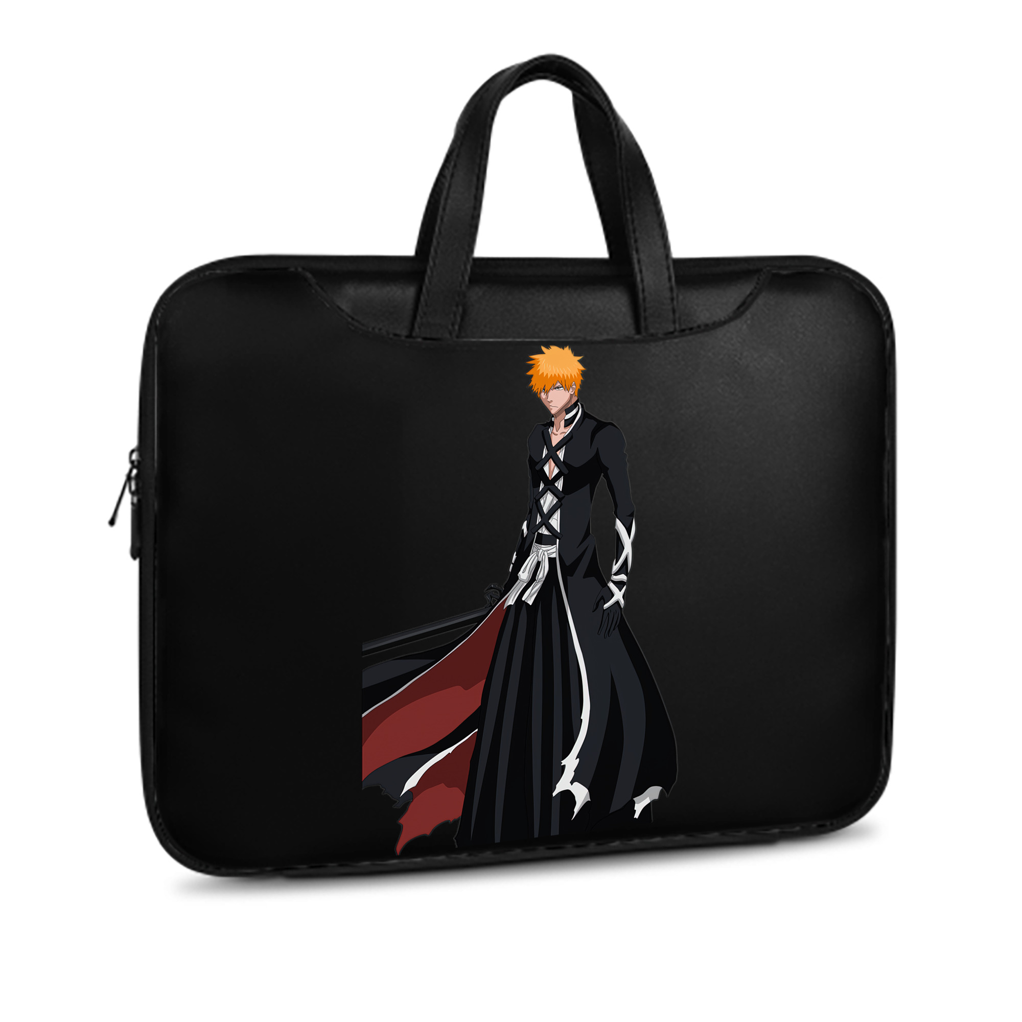 （画像用） ブリーチ 黒崎一護（くろさき いちご）BLEACH Kurosaki Ichigo レザーラップトップバッグ　ノートパソコンケース