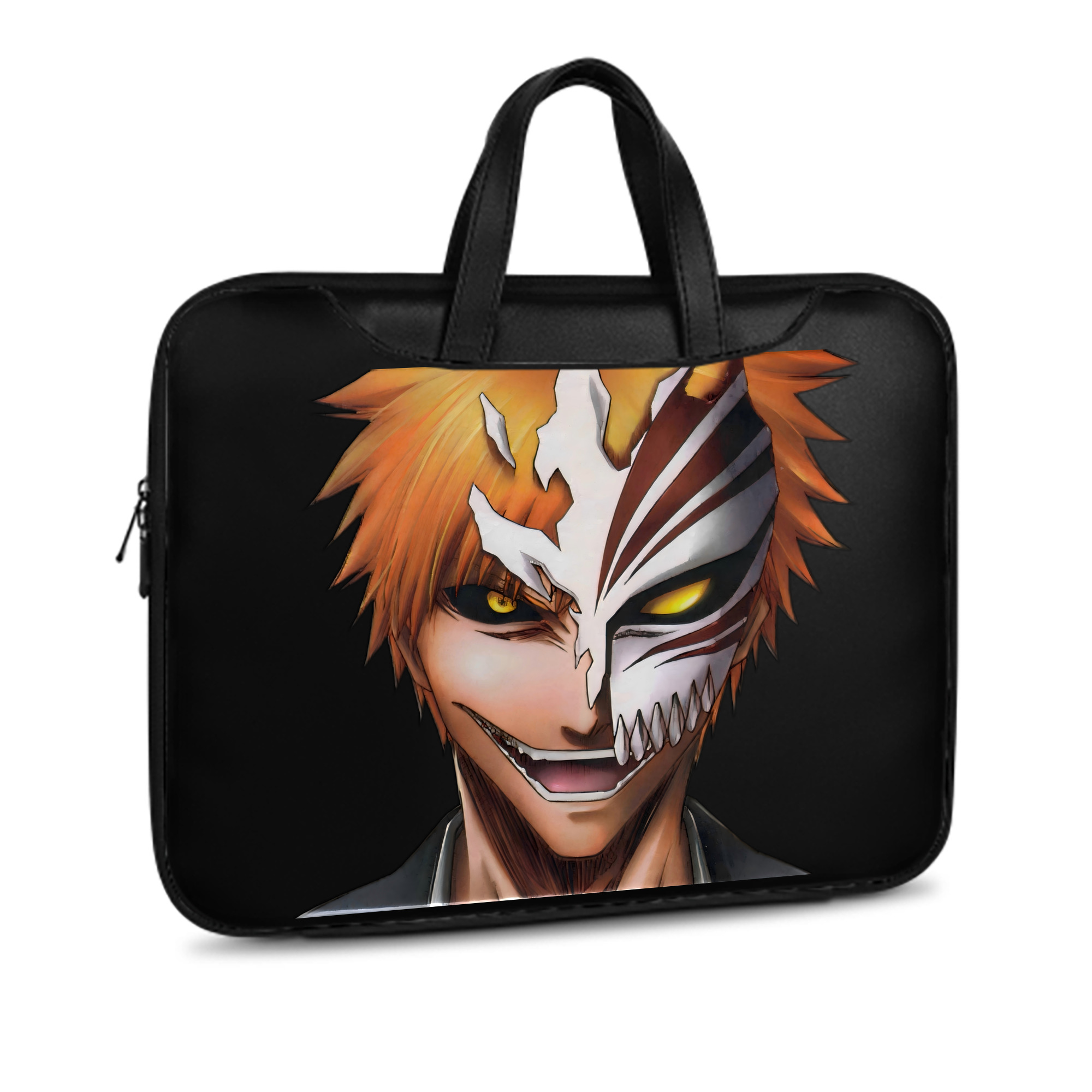 （画像用） ブリーチ 黒崎一護（くろさき いちご）BLEACH Kurosaki Ichigo レザーラップトップバッグ　ノートパソコンケース