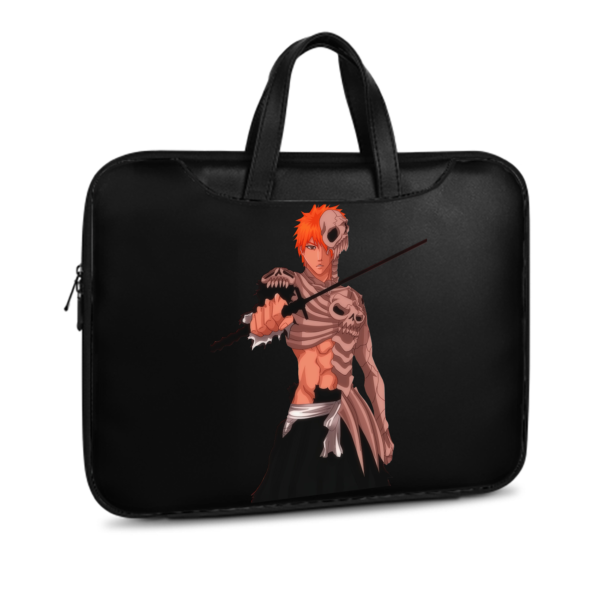 （画像用） ブリーチ 黒崎一護（くろさき いちご）BLEACH Kurosaki Ichigo レザーラップトップバッグ　ノートパソコンケース