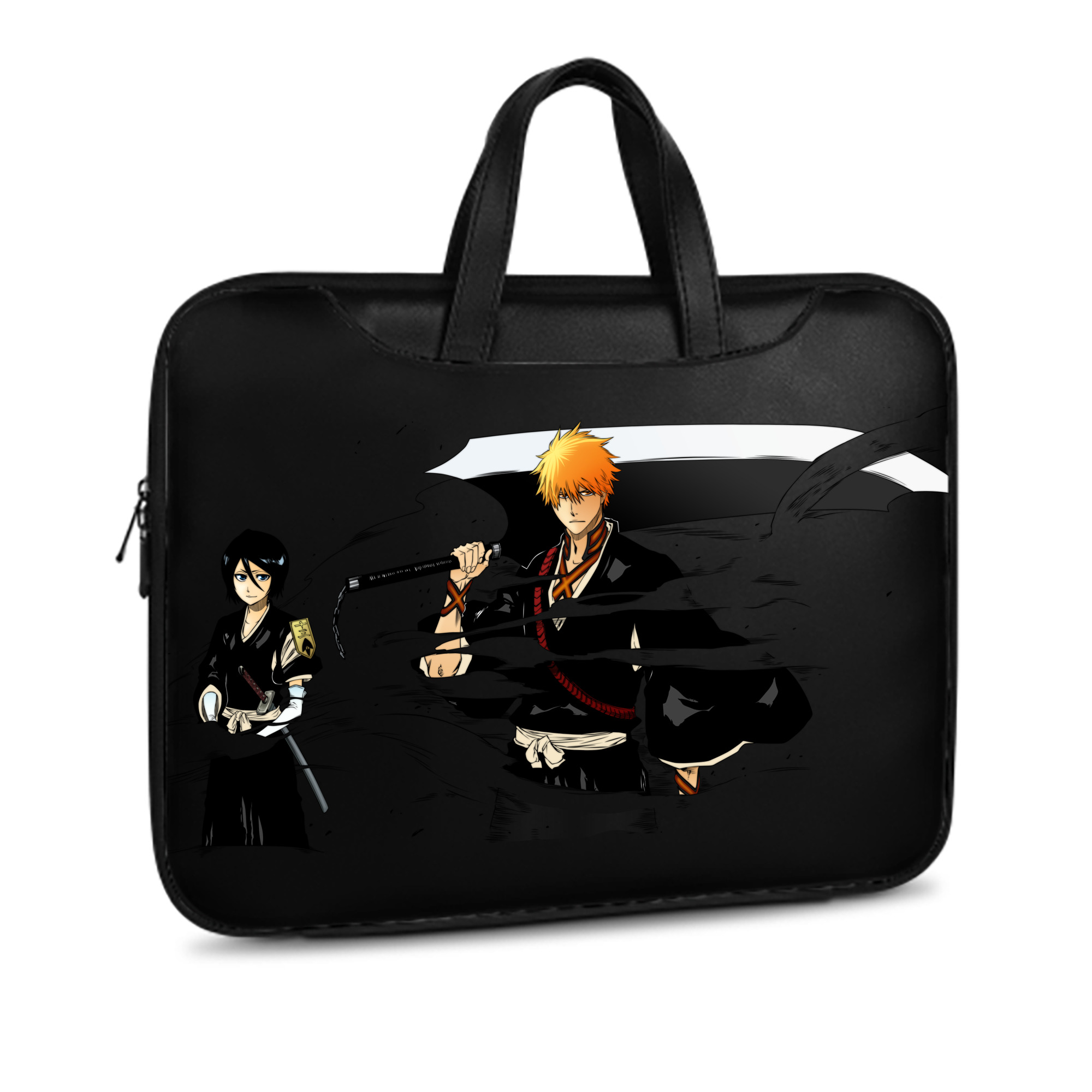 （画像用） ブリーチ 黒崎一護（くろさき いちご）BLEACH Kurosaki Ichigo レザーラップトップバッグ　ノートパソコンケース