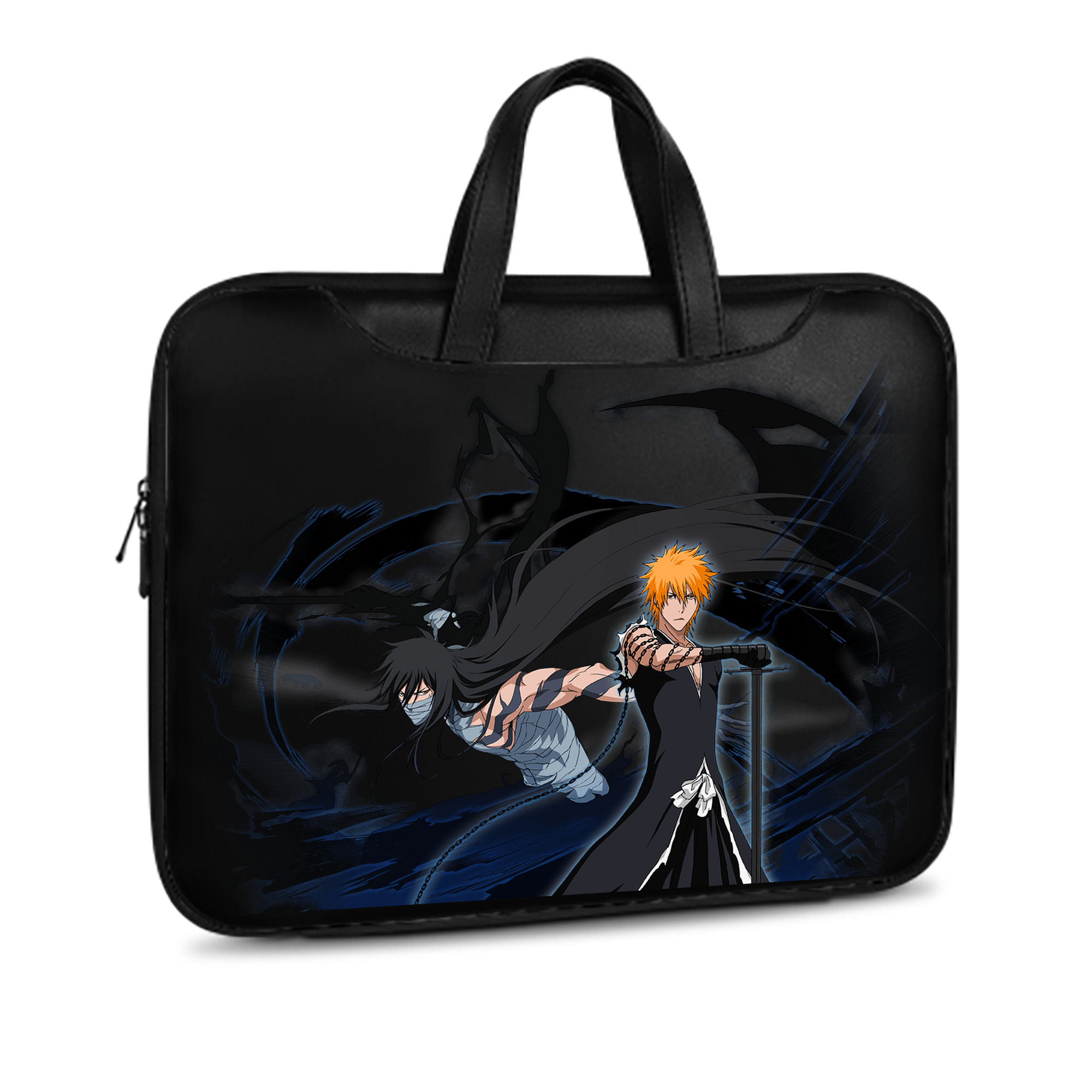 （画像用） ブリーチ 黒崎一護（くろさき いちご）BLEACH Kurosaki Ichigo レザーラップトップバッグ　ノートパソコンケース