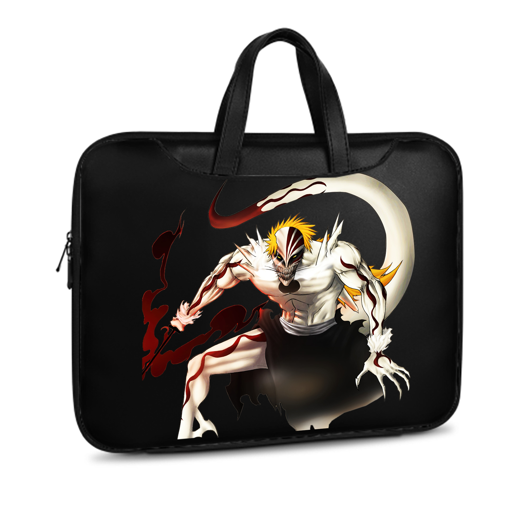 （画像用） ブリーチ 黒崎一護（くろさき いちご）BLEACH Kurosaki Ichigo レザーラップトップバッグ　ノートパソコンケース