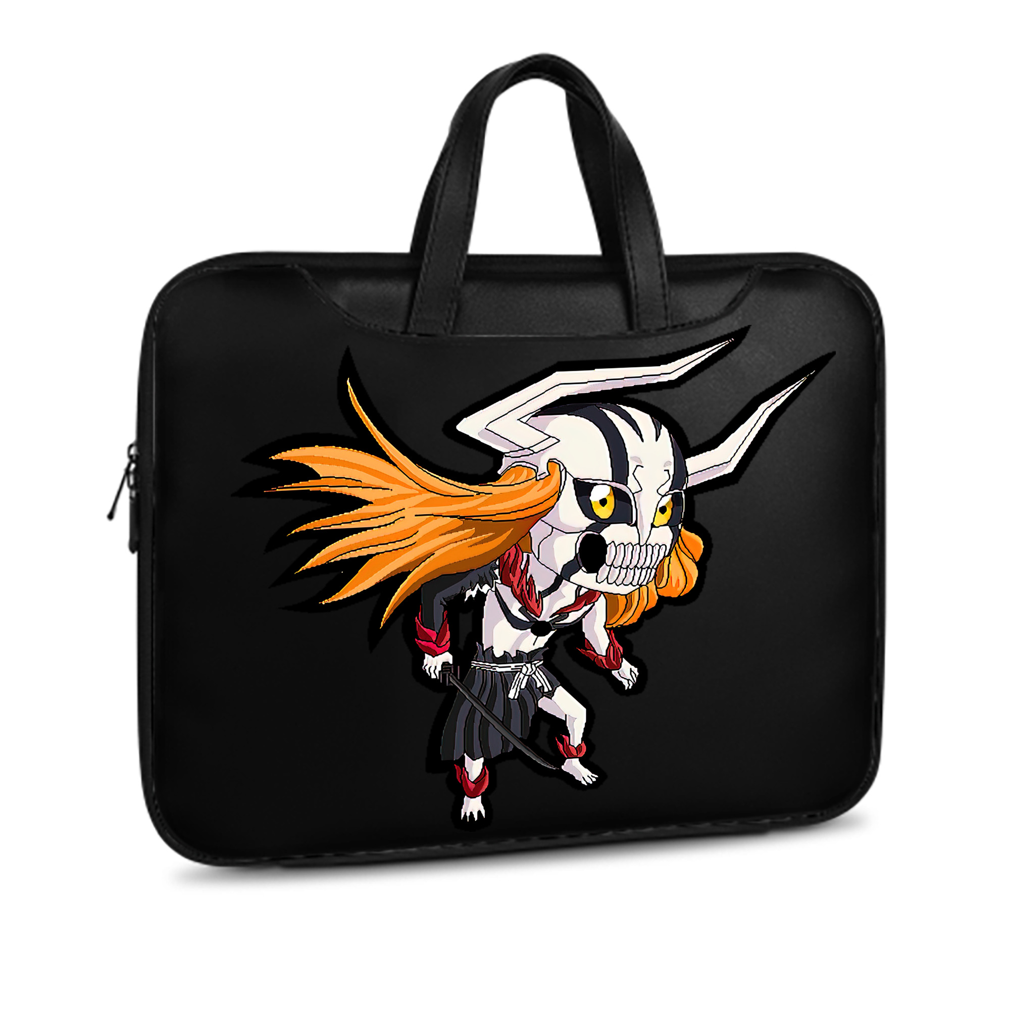 （画像用） ブリーチ 黒崎一護（くろさき いちご）BLEACH Kurosaki Ichigo レザーラップトップバッグ　ノートパソコンケース