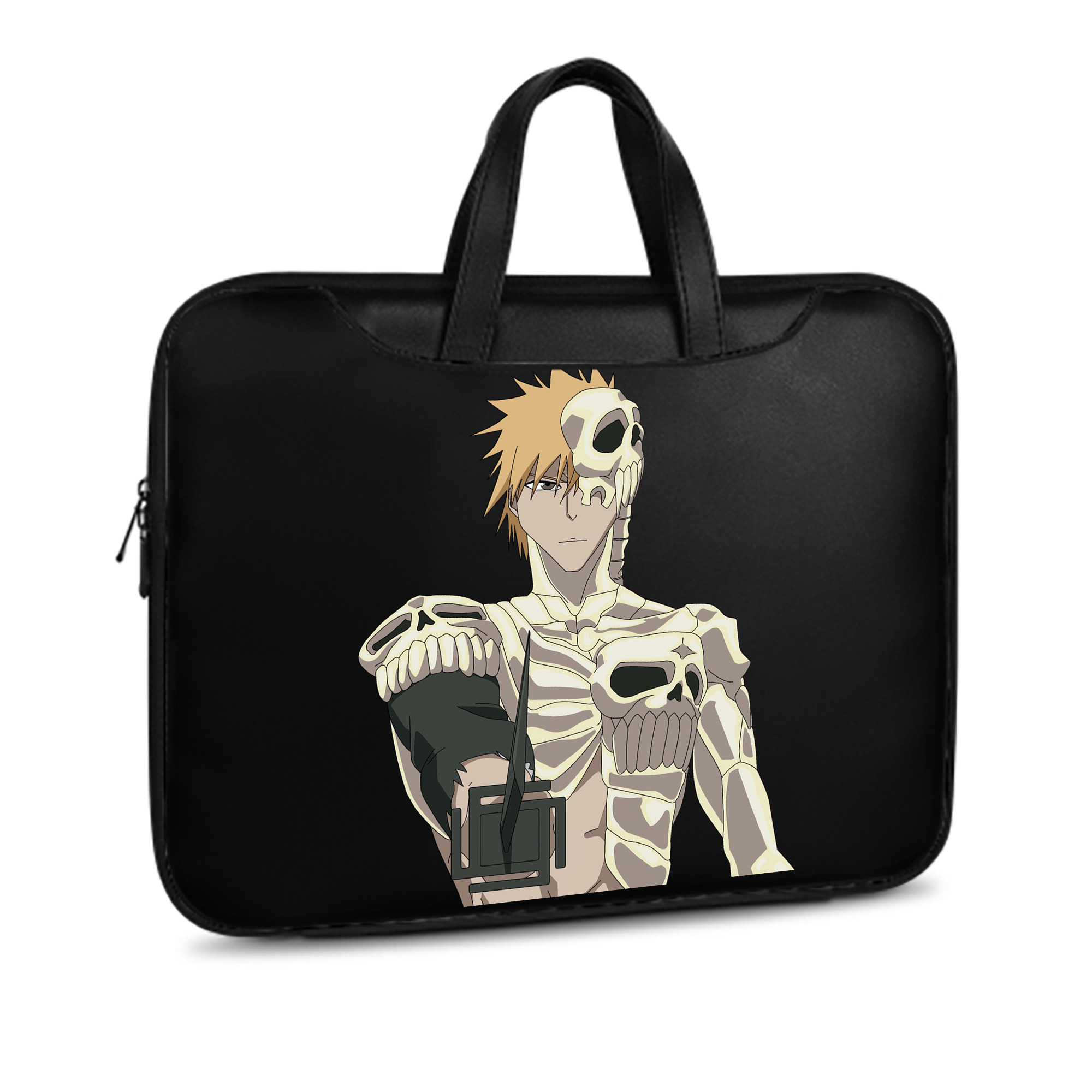 （画像用） ブリーチ 黒崎一護（くろさき いちご）BLEACH Kurosaki Ichigo レザーラップトップバッグ　ノートパソコンケース