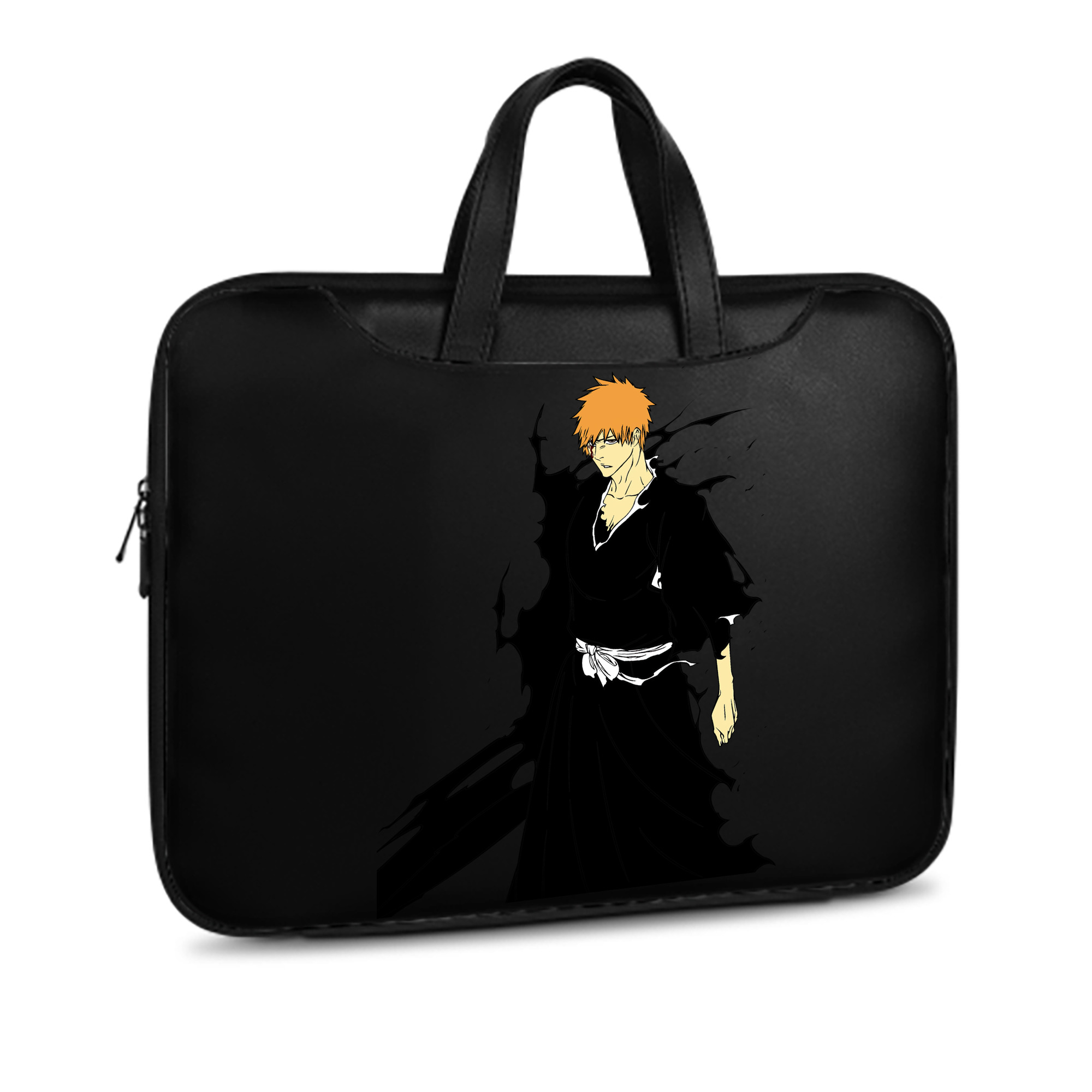 （画像用） ブリーチ 黒崎一護（くろさき いちご）BLEACH Kurosaki Ichigo レザーラップトップバッグ　ノートパソコンケース
