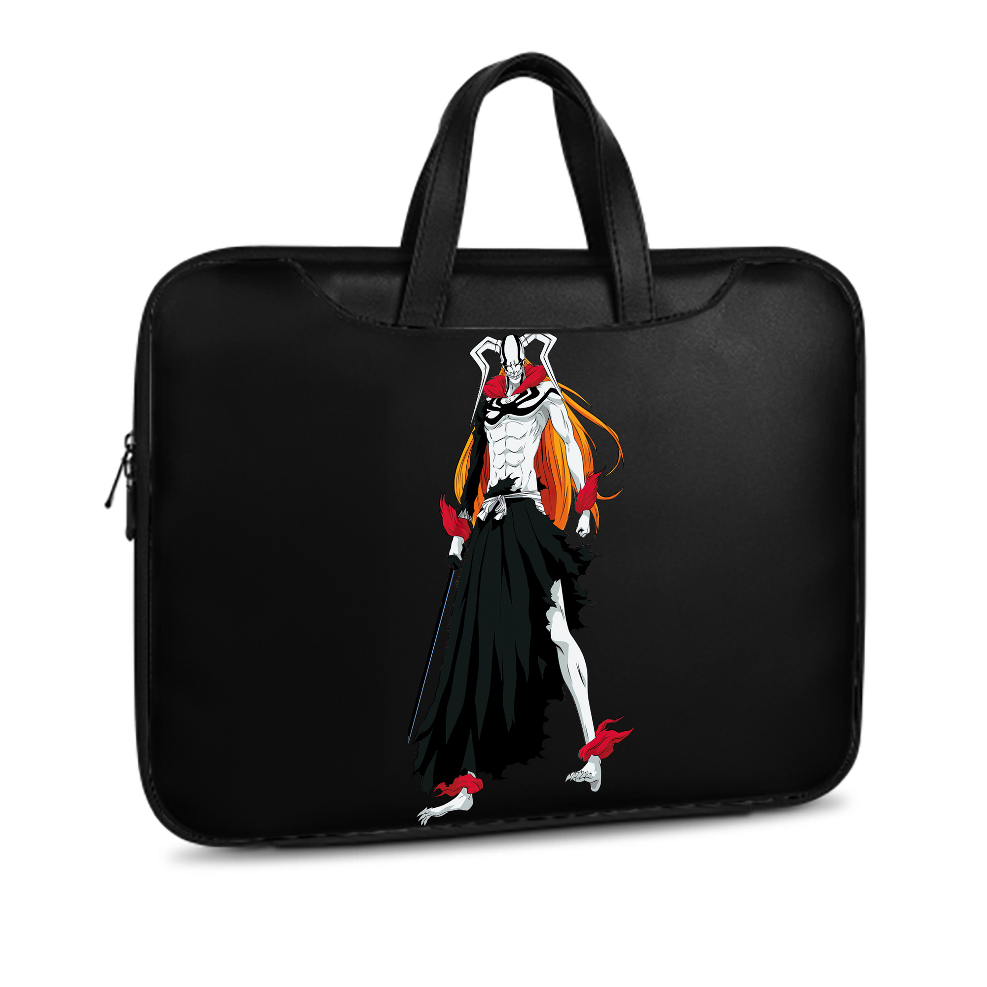 （画像用） ブリーチ 黒崎一護（くろさき いちご）BLEACH Kurosaki Ichigo レザーラップトップバッグ　ノートパソコンケース
