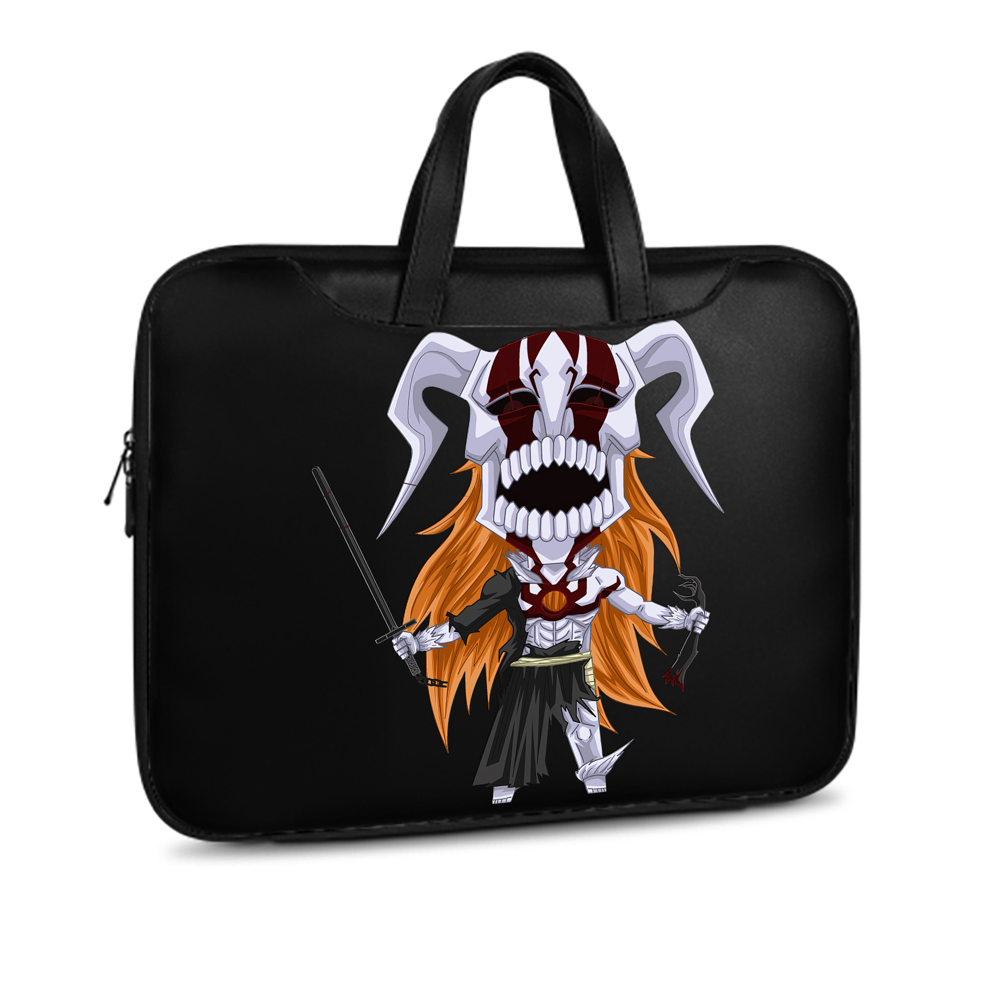 （画像用） ブリーチ 黒崎一護（くろさき いちご）BLEACH Kurosaki Ichigo レザーラップトップバッグ　ノートパソコンケース