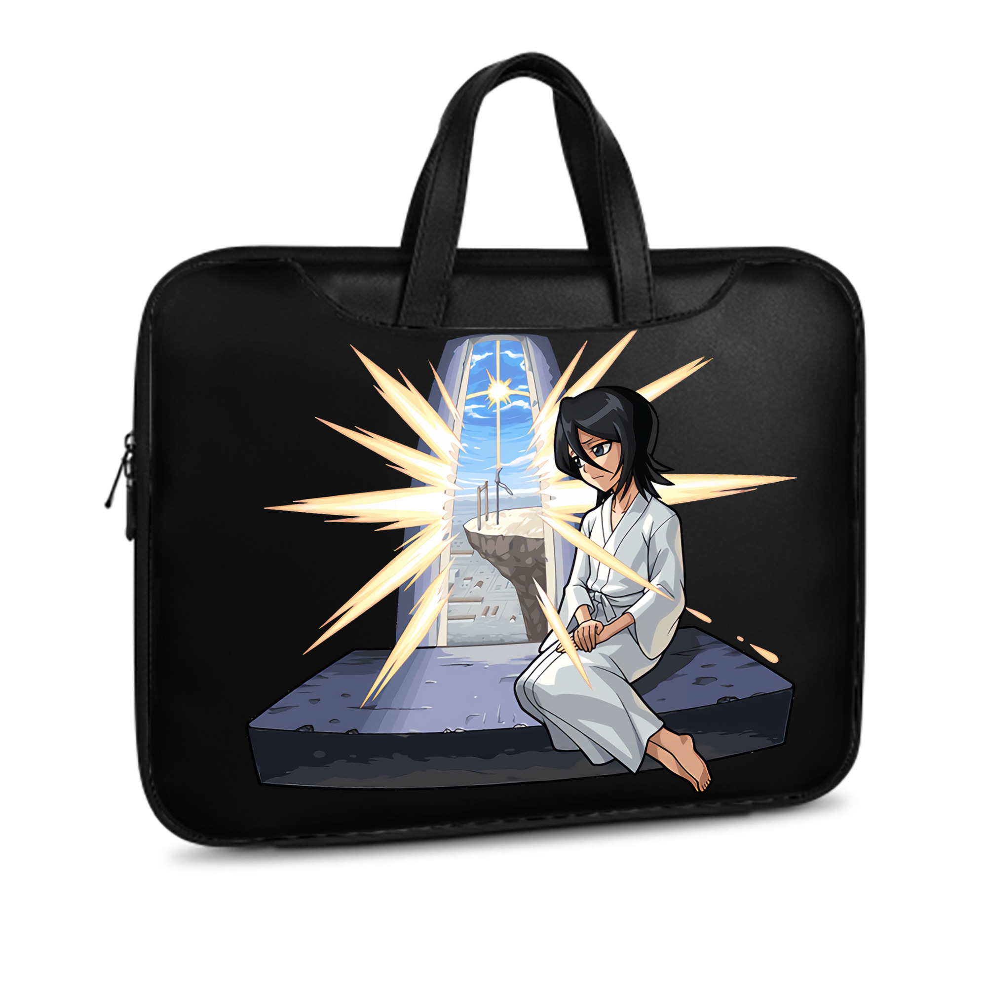 （画像用） ブリーチ 朽木ルキア BLEACH Kuchiki Rukia レザーラップトップバッグ　ノートパソコンケース