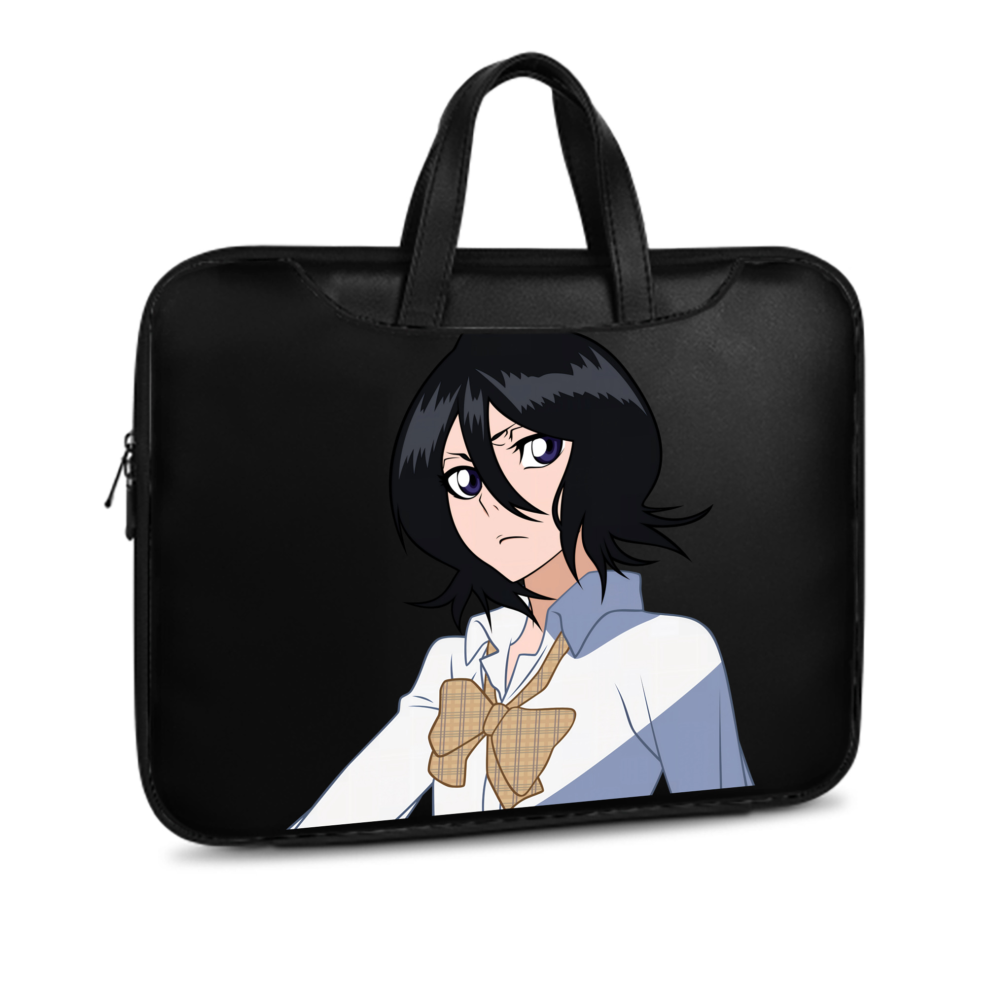 （画像用） ブリーチ 朽木ルキア BLEACH Kuchiki Rukia レザーラップトップバッグ　ノートパソコンケース