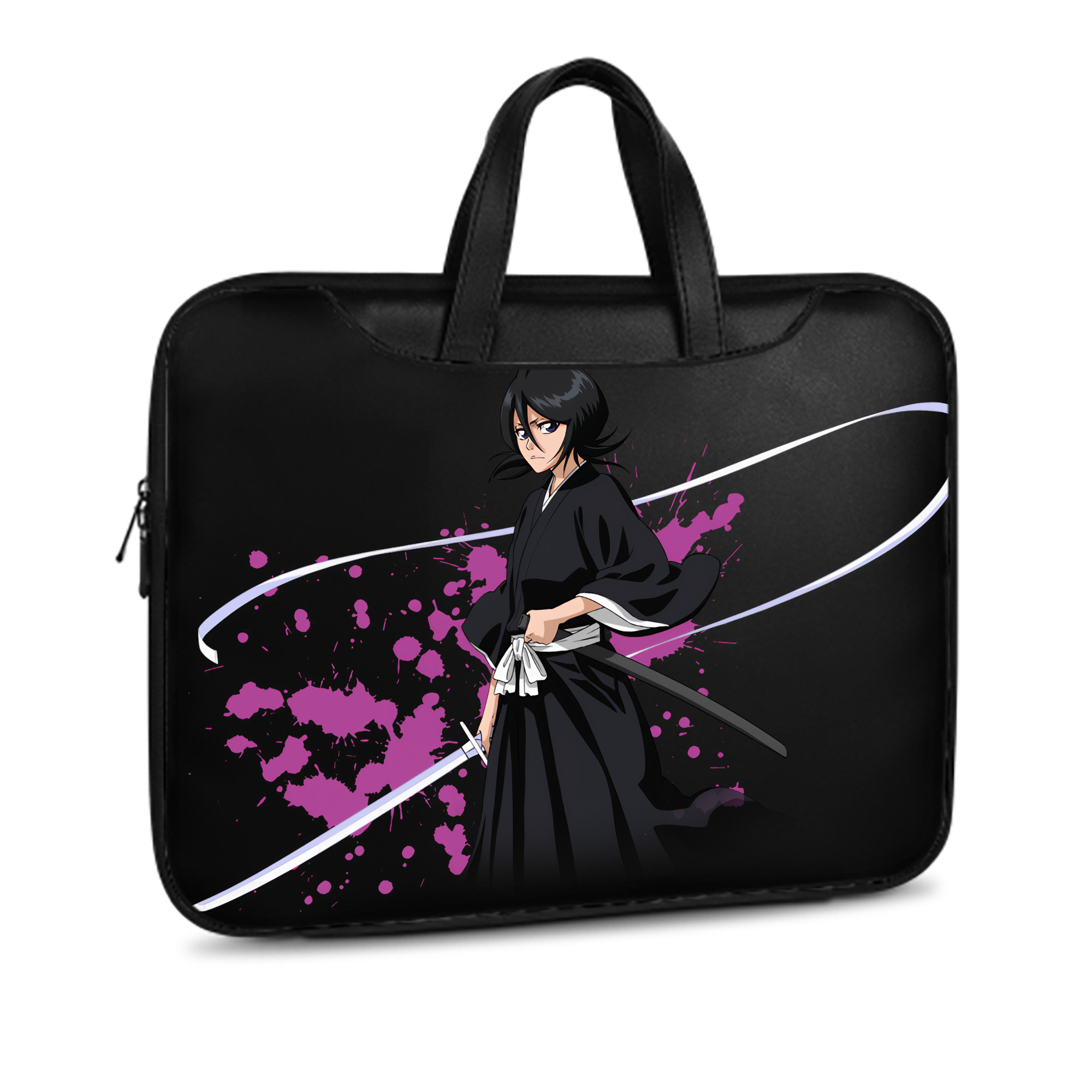 （画像用） ブリーチ 朽木ルキア BLEACH Kuchiki Rukia レザーラップトップバッグ　ノートパソコンケース