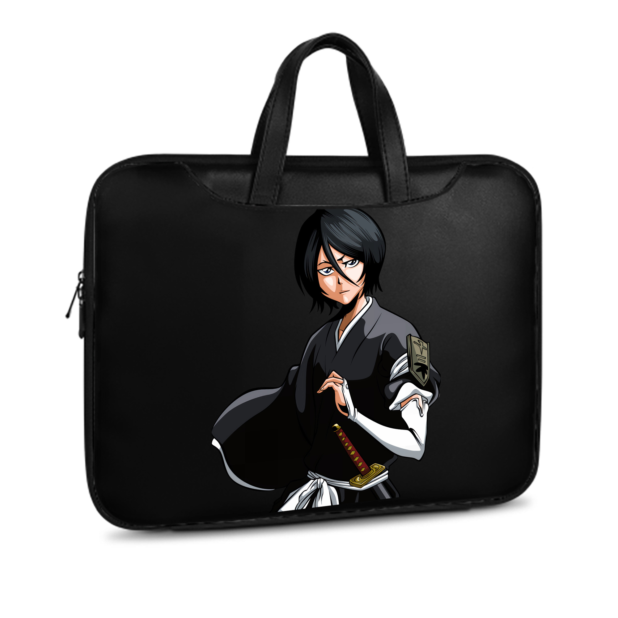 （画像用） ブリーチ 朽木ルキア BLEACH Kuchiki Rukia レザーラップトップバッグ　ノートパソコンケース