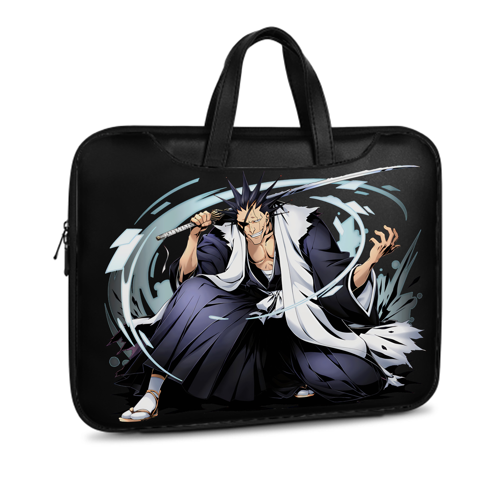 （画像用） ブリーチ ざらき けんぱち BLEACH Zaraki Kenpachi レザーラップトップバッグ　ノートパソコンケース