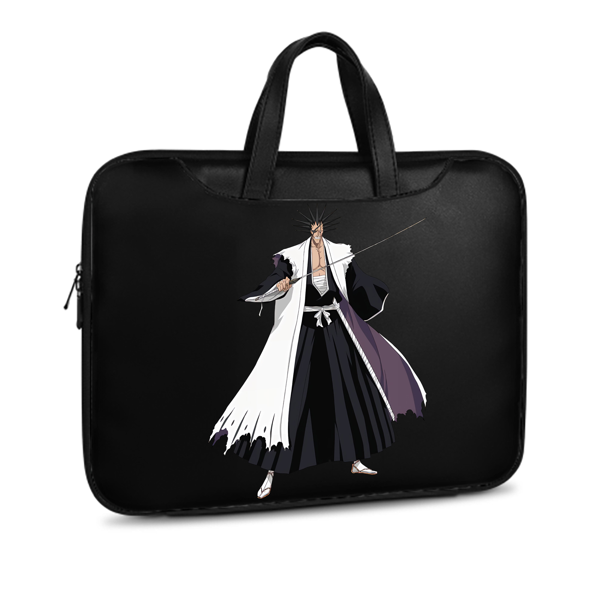 （画像用） ブリーチ ざらき けんぱち BLEACH Zaraki Kenpachi レザーラップトップバッグ　ノートパソコンケース