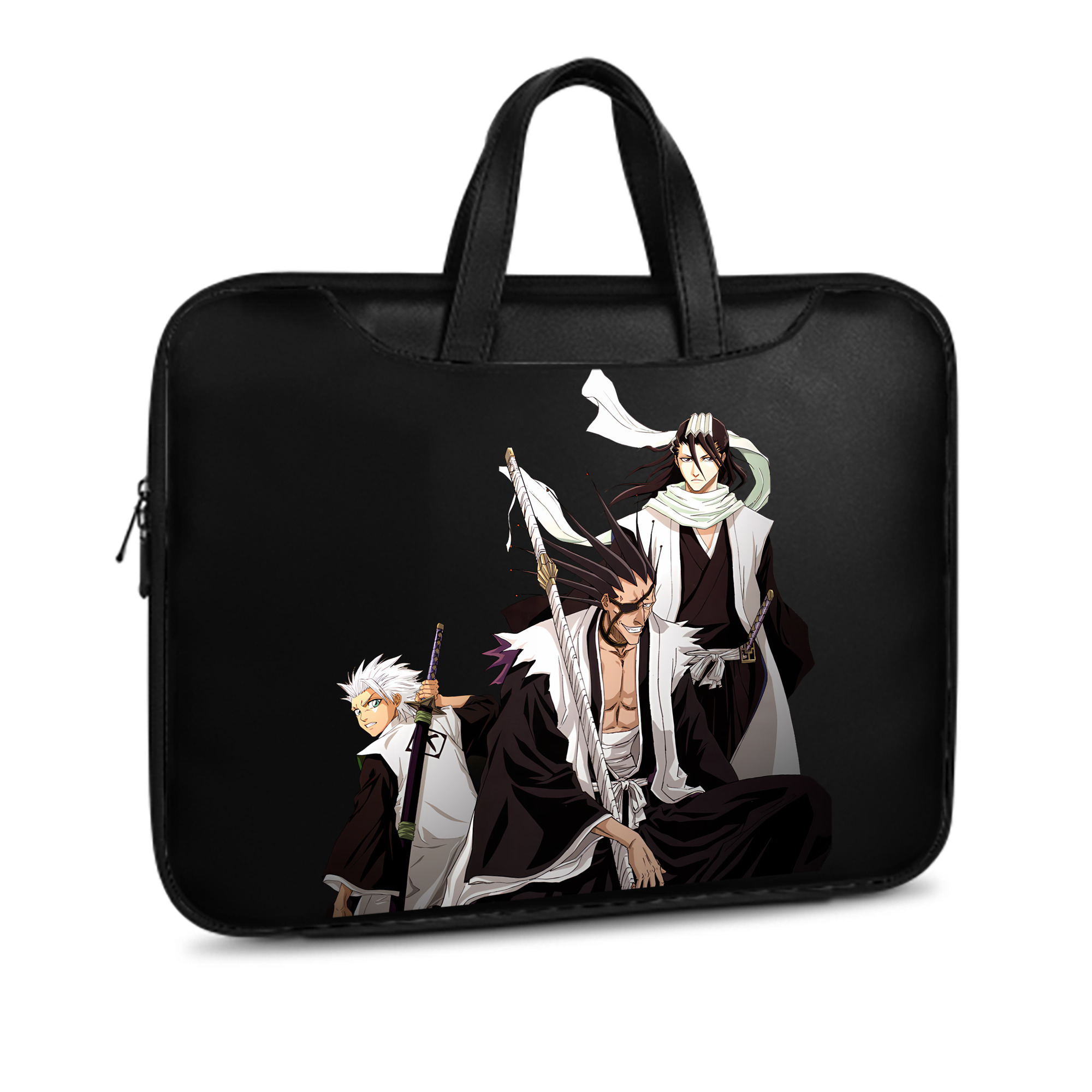 （画像用） ブリーチ ざらき けんぱち BLEACH Zaraki Kenpachi レザーラップトップバッグ　ノートパソコンケース