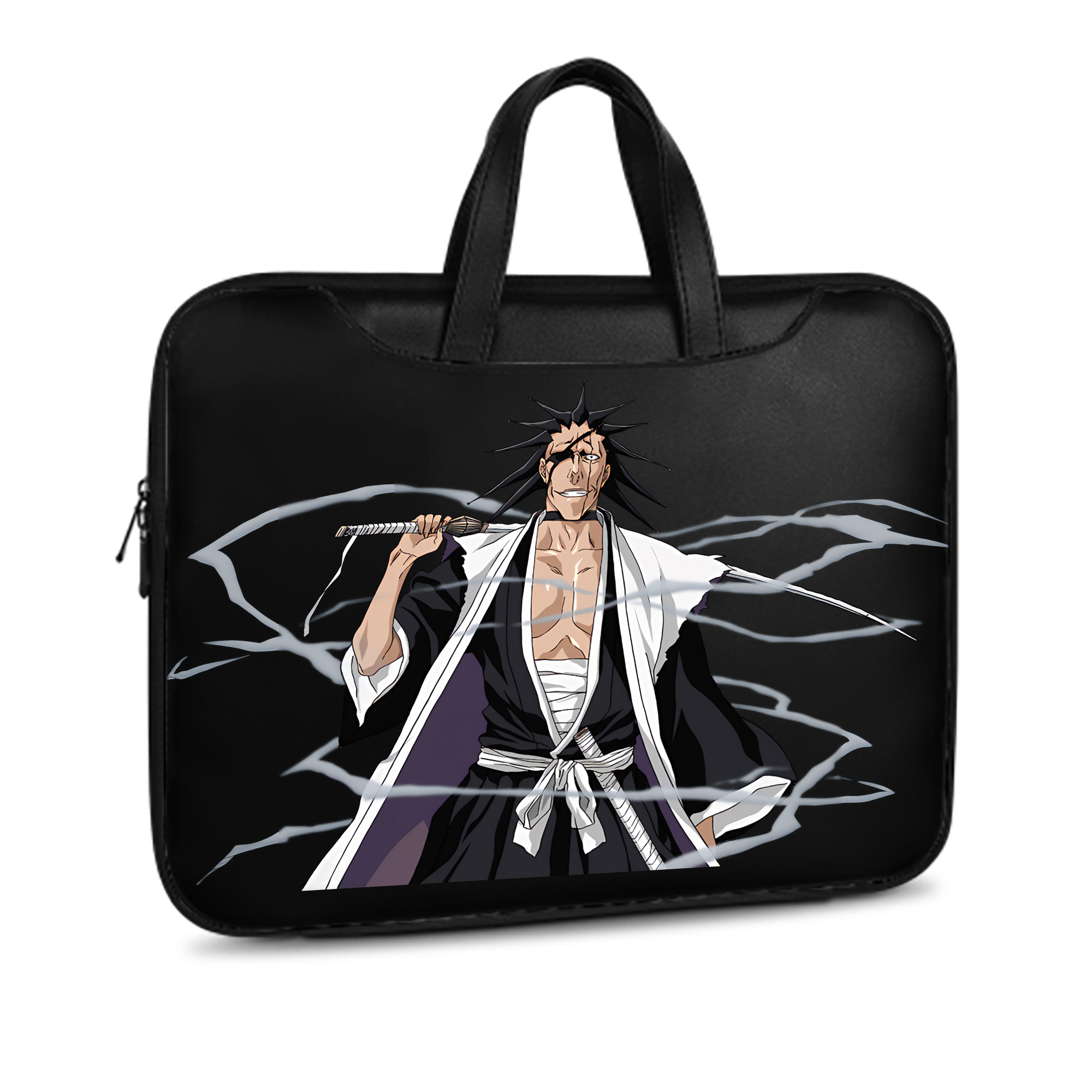 （画像用） ブリーチ ざらき けんぱち BLEACH Zaraki Kenpachi レザーラップトップバッグ　ノートパソコンケース