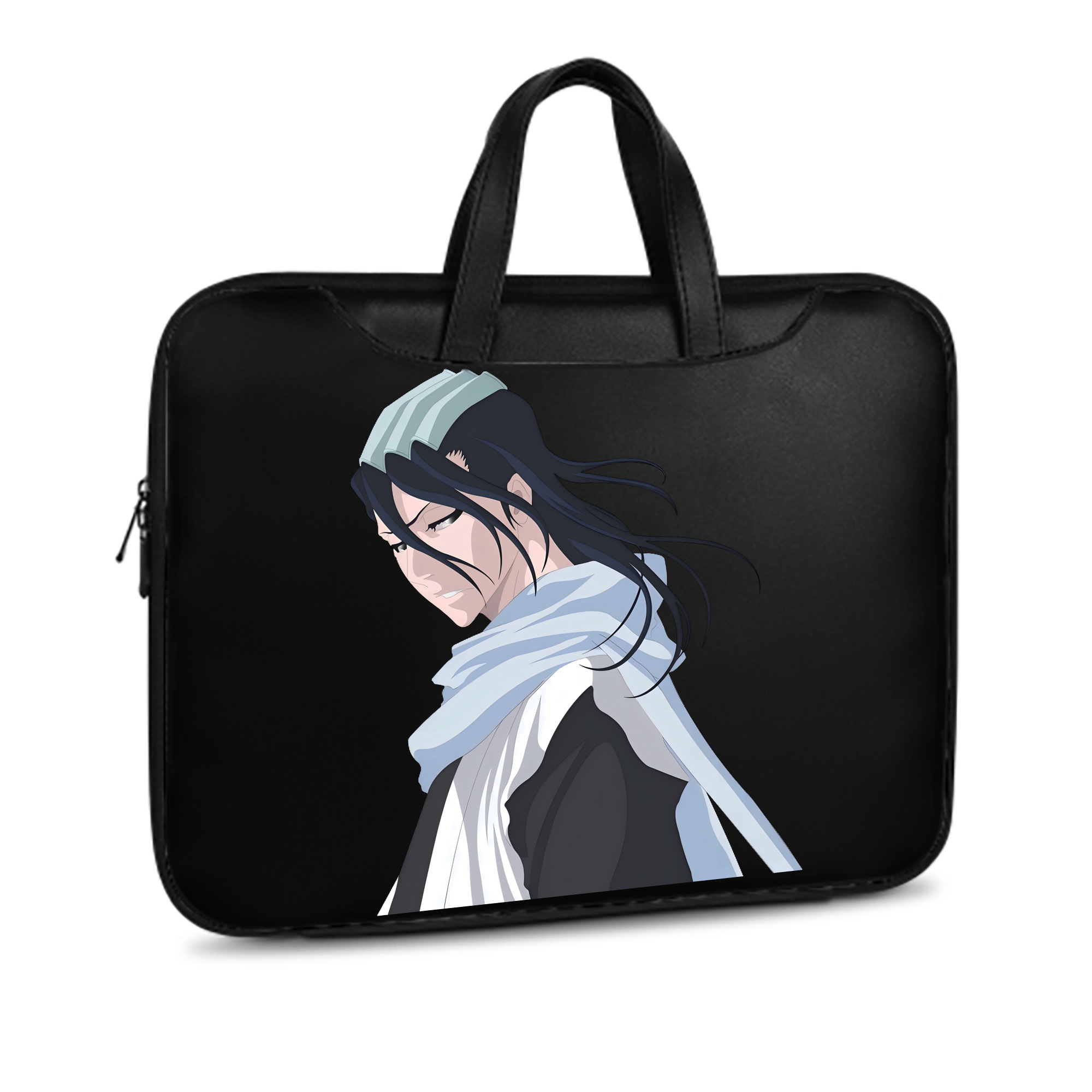 （画像用） ブリーチ くちき びゃくや BLEACH Kuchiki Byakuya レザーラップトップバッグ　ノートパソコンケース