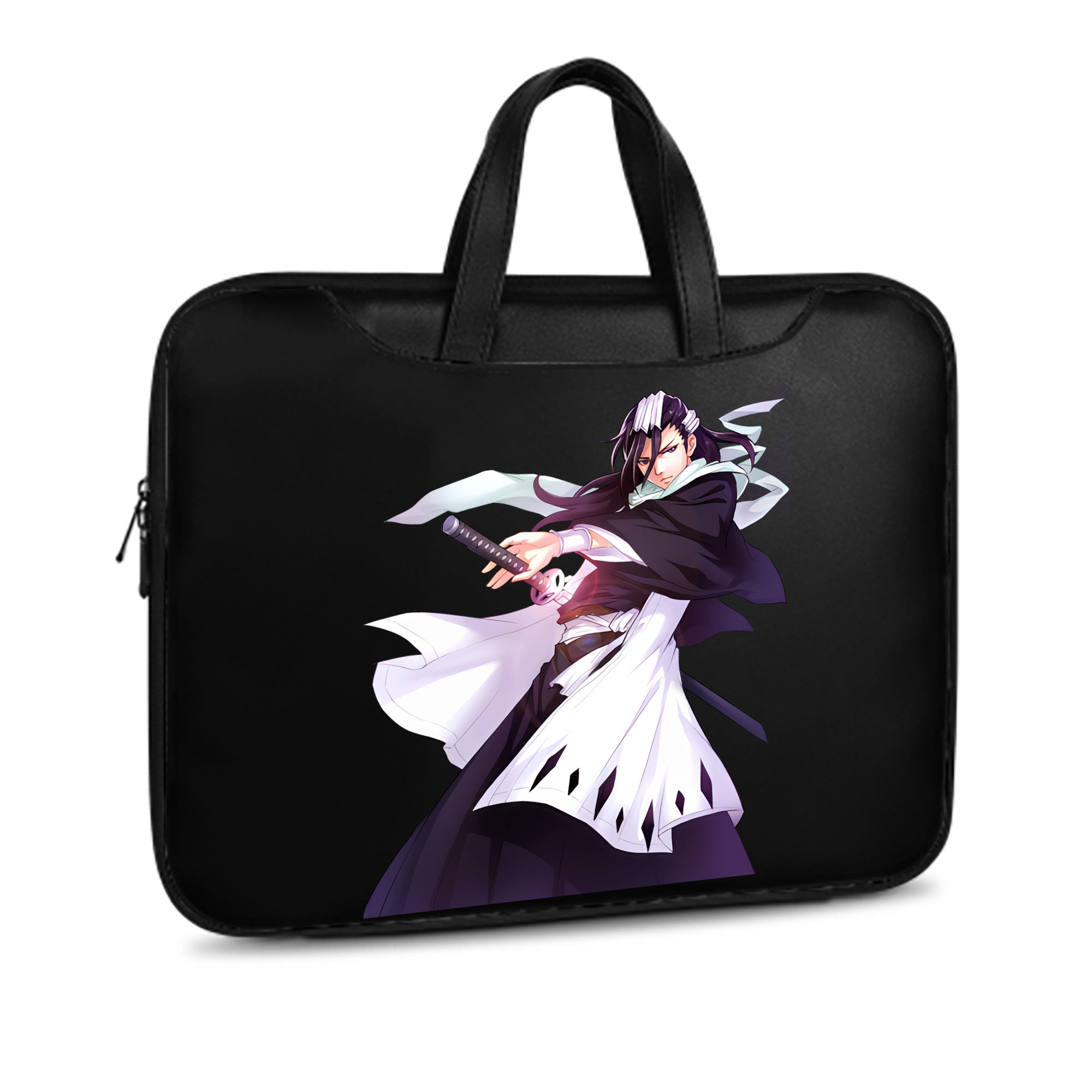 （画像用） ブリーチ くちき びゃくや BLEACH Kuchiki Byakuya レザーラップトップバッグ　ノートパソコンケース