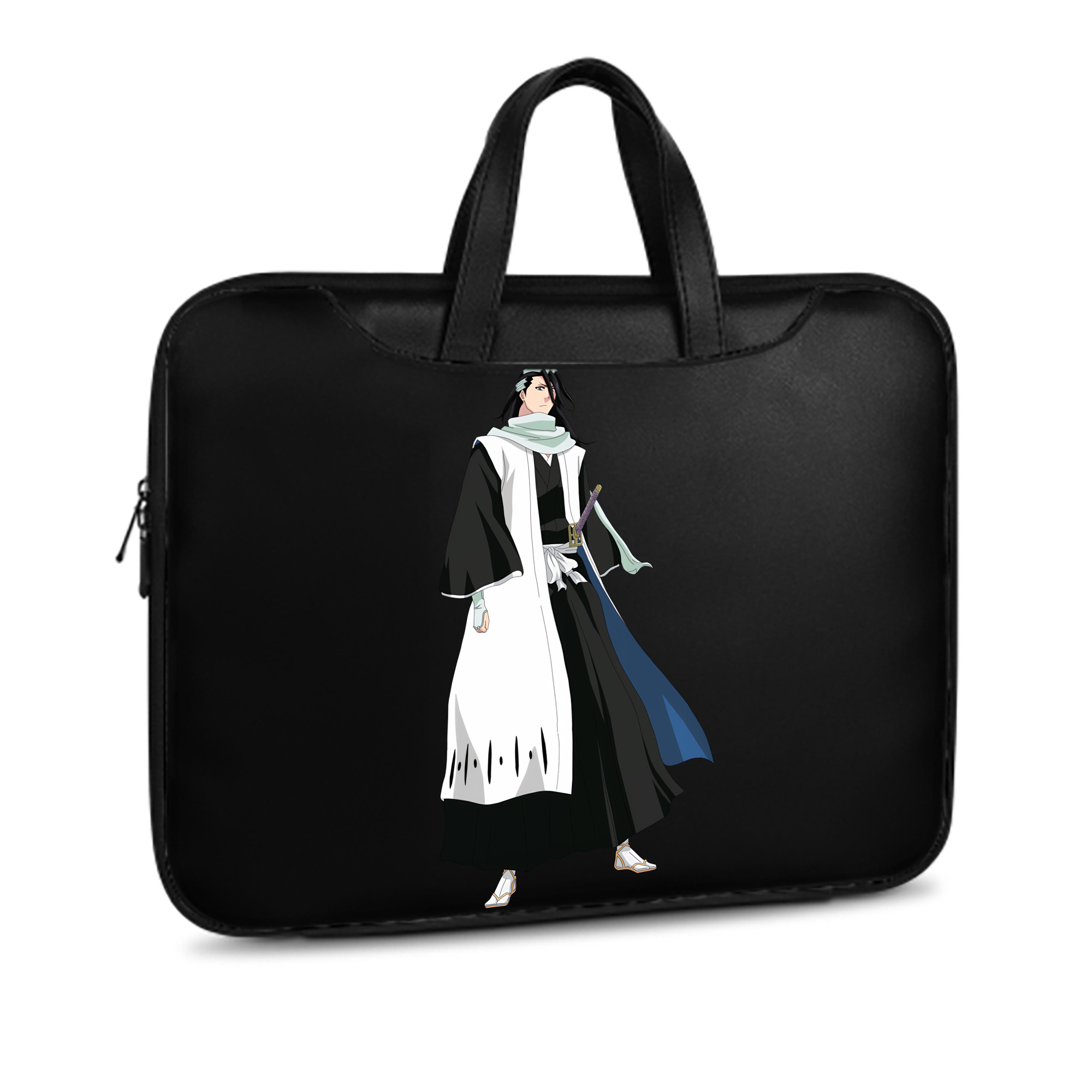 （画像用） ブリーチ くちき びゃくや BLEACH Kuchiki Byakuya レザーラップトップバッグ　ノートパソコンケース