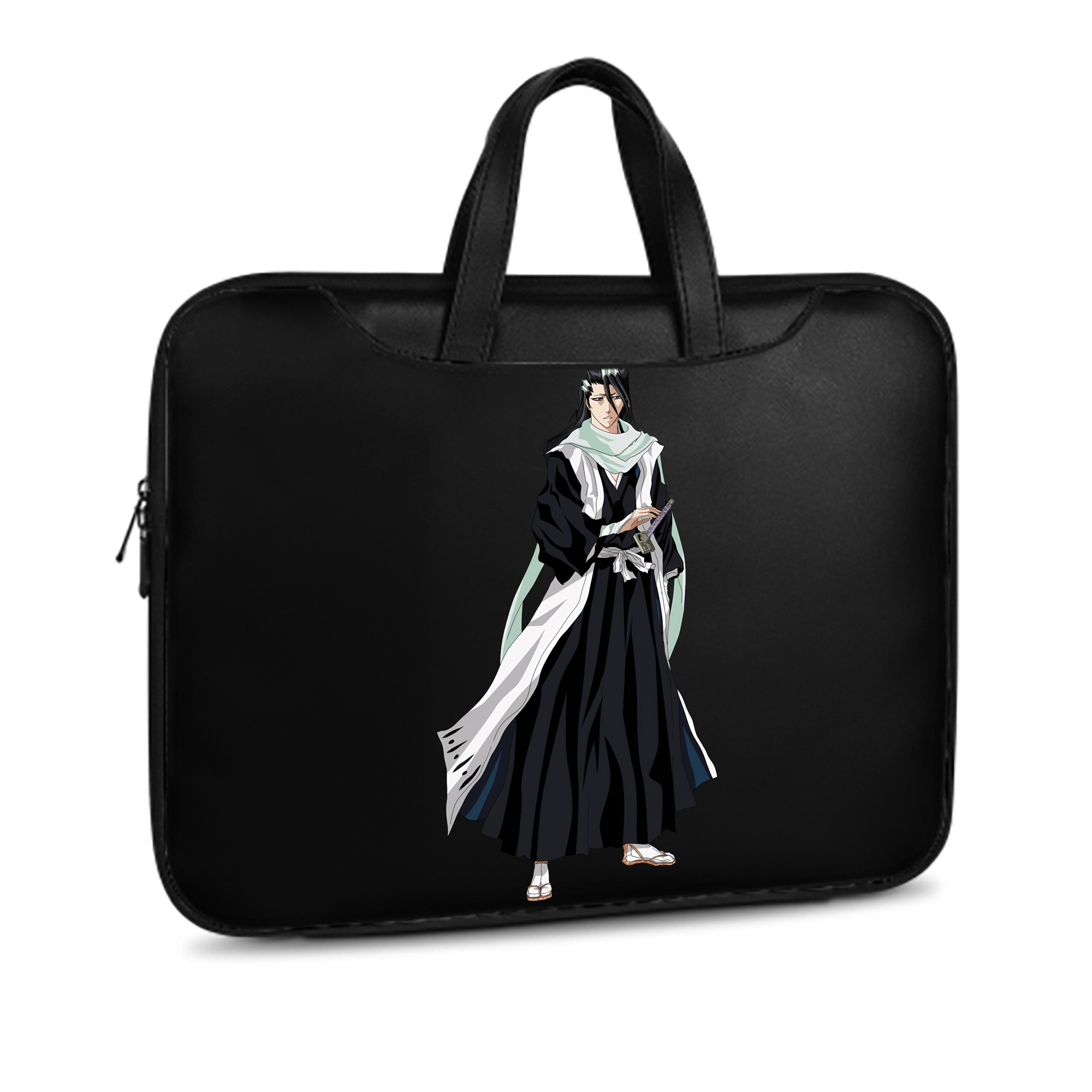 （画像用） ブリーチ くちき びゃくや BLEACH Kuchiki Byakuya レザーラップトップバッグ　ノートパソコンケース