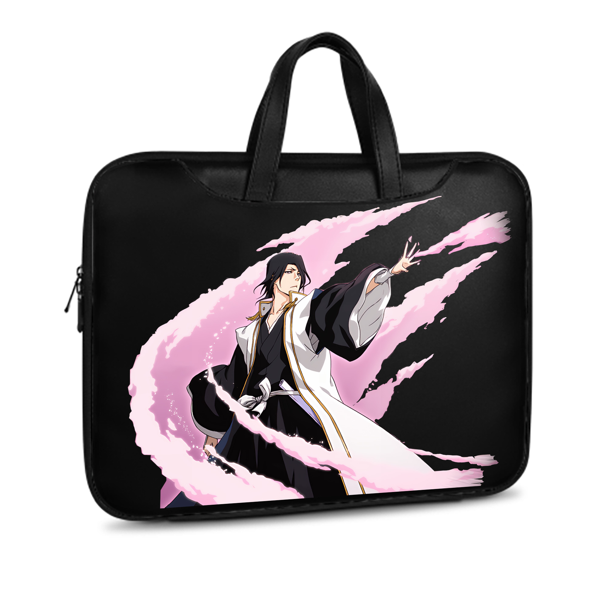 （画像用） ブリーチ くちき びゃくや BLEACH Kuchiki Byakuya レザーラップトップバッグ　ノートパソコンケース