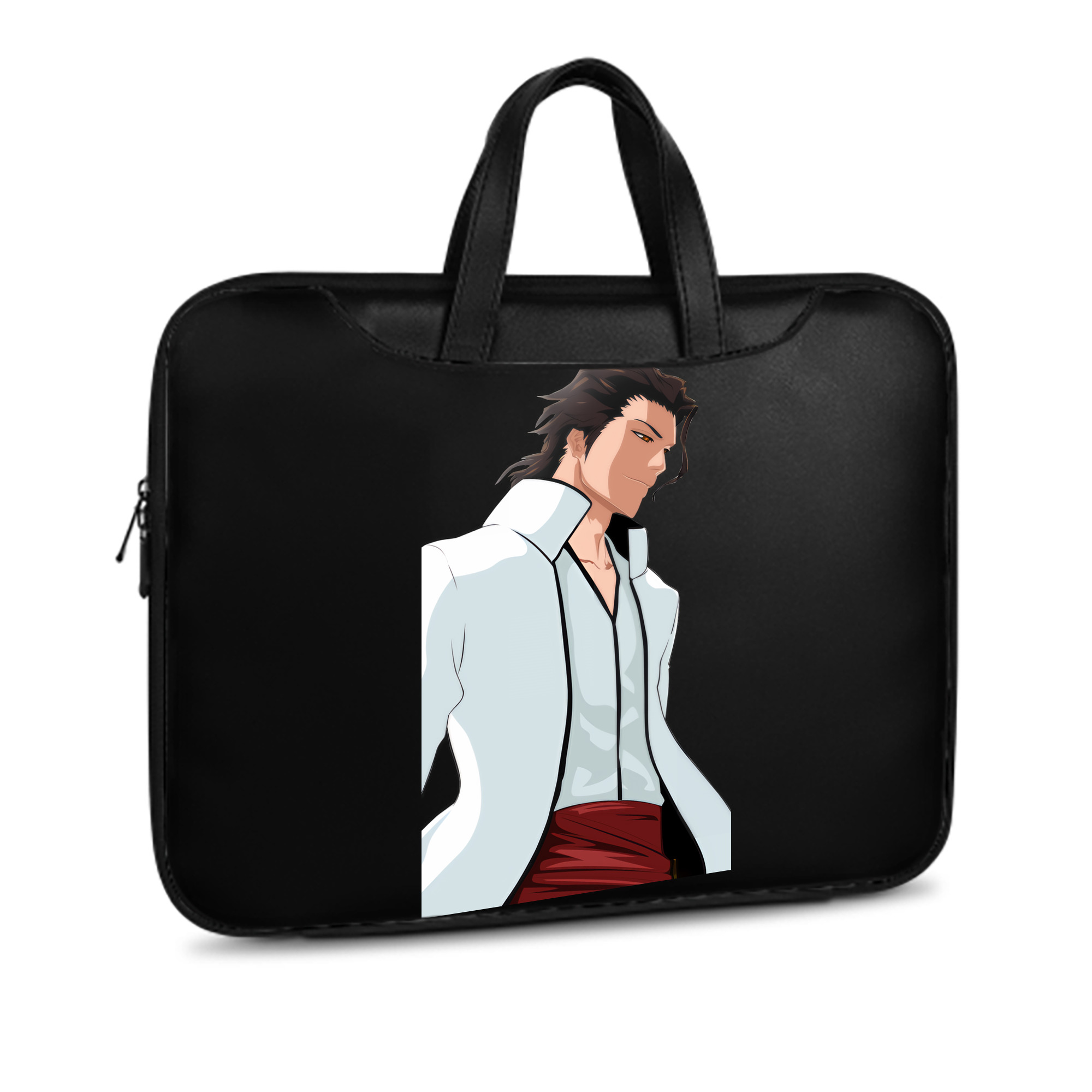 （画像用） ブリーチ 藍染 惣右介（あいぜん そうすけ） BLEACH Aizen Sousuke レザーラップトップバッグ　ノートパソコンケース