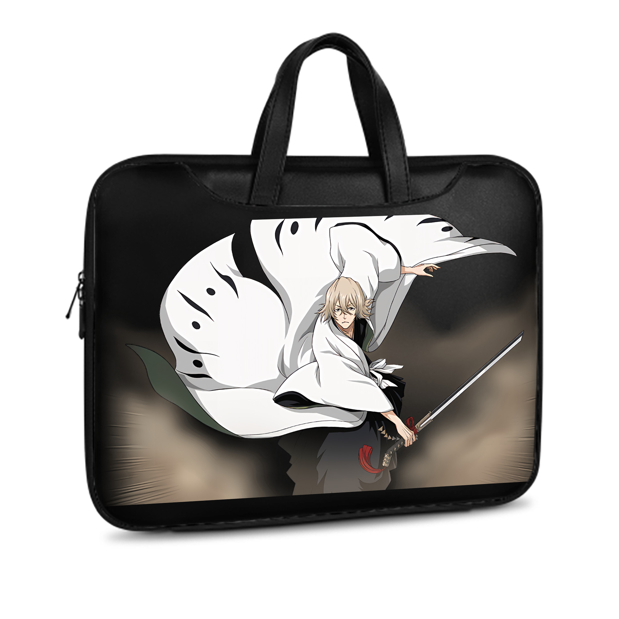 （画像用） "ブリーチ 浦原 喜助（うらはら きすけ） BLEACH Urahara Kisuke " レザーラップトップバッグ　ノートパソコンケース