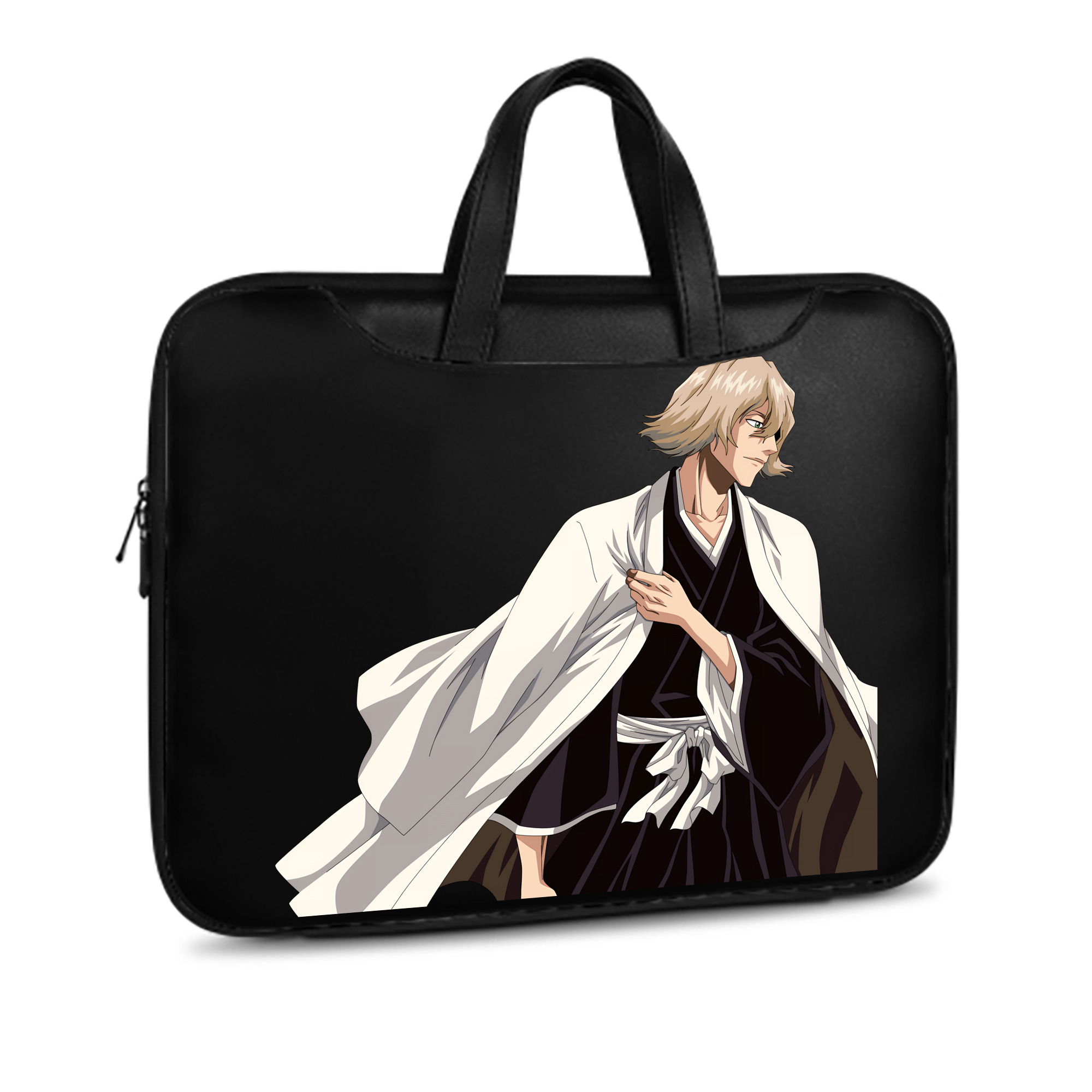 （画像用） "ブリーチ 浦原 喜助（うらはら きすけ） BLEACH Urahara Kisuke " レザーラップトップバッグ　ノートパソコンケース