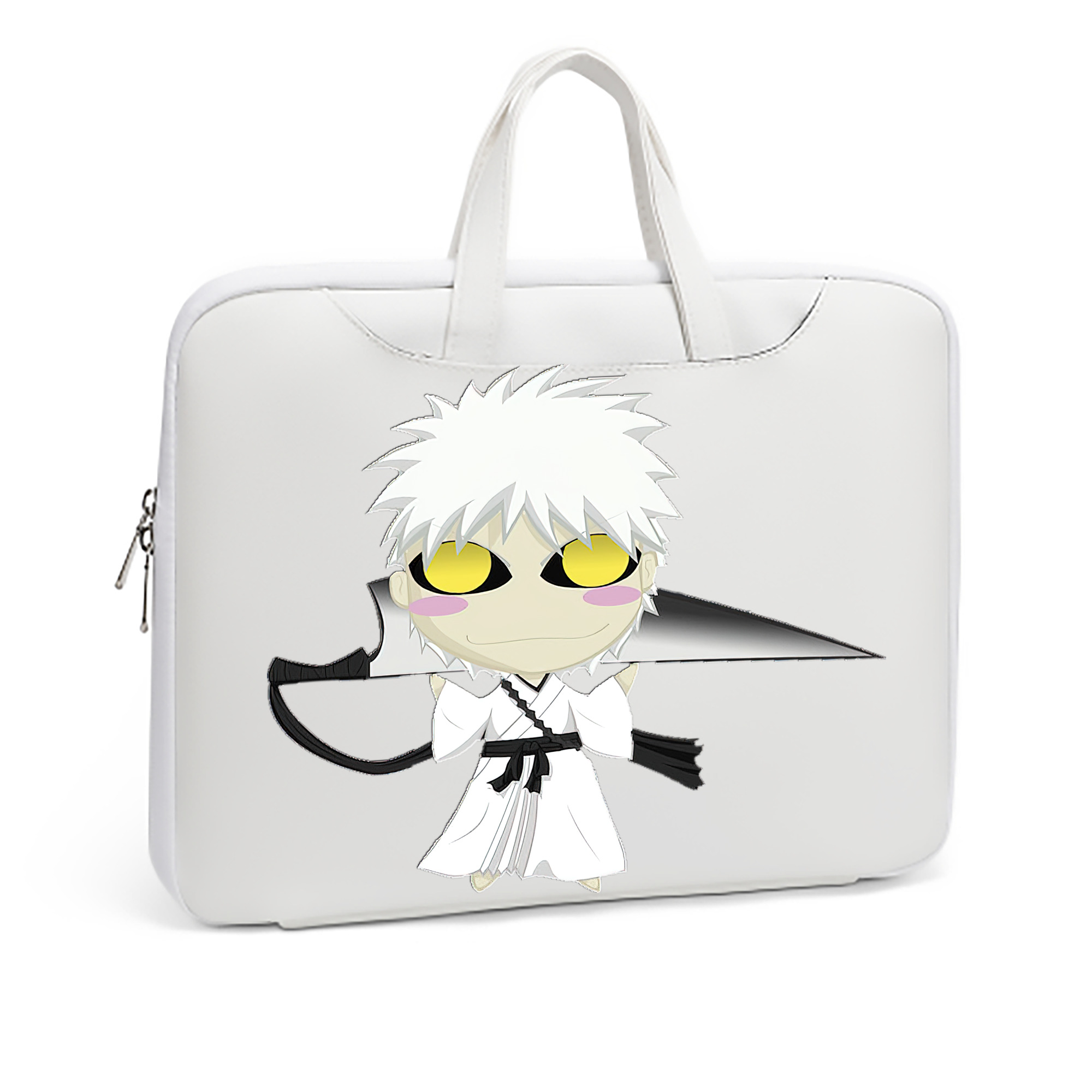 （画像用） ブリーチ 黒崎一護（くろさき いちご）BLEACH Kurosaki Ichigo レザーラップトップバッグ　ノートパソコンケース